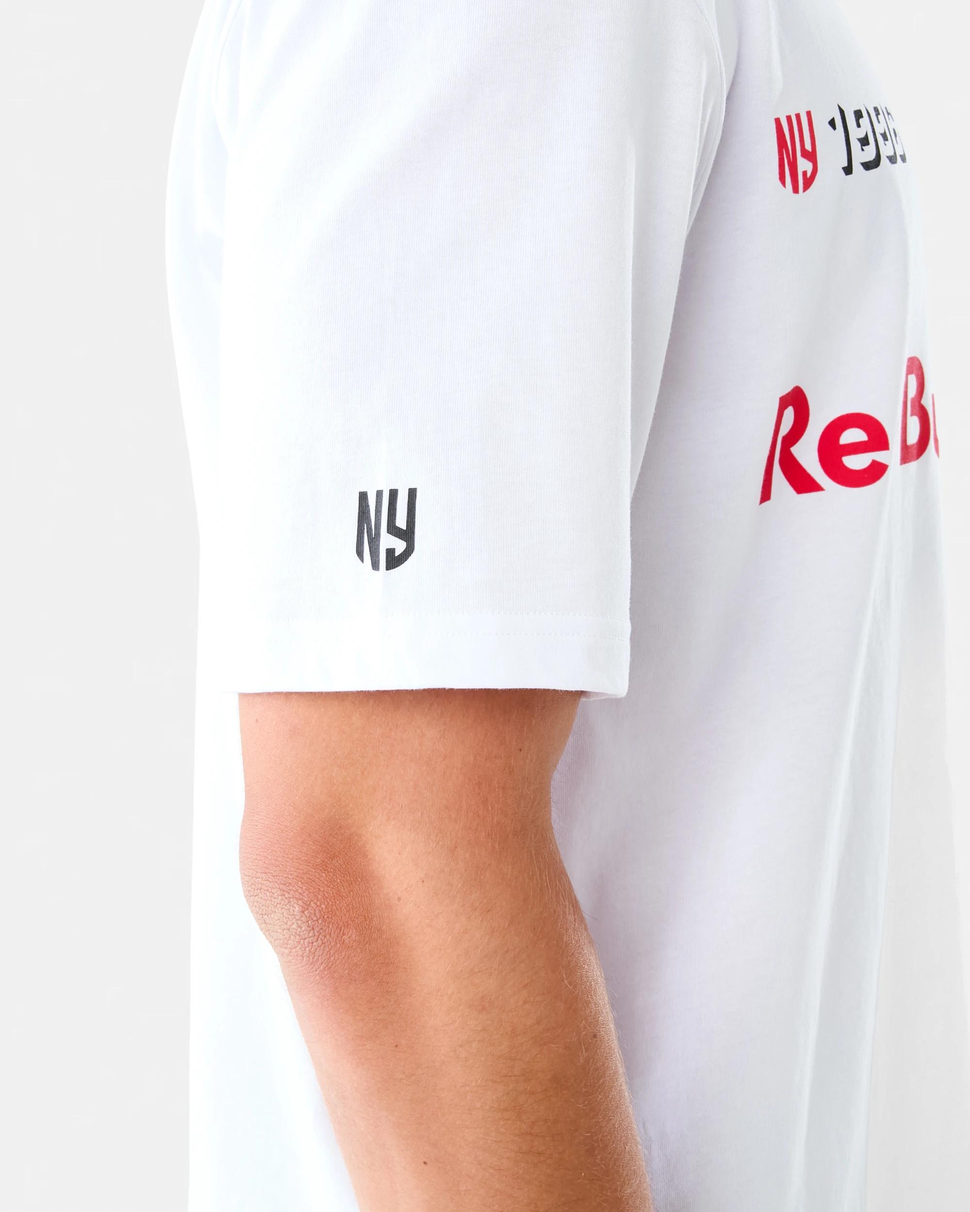 5 MLS New York Red Bulls Adult T-shirt White, 5 of 7