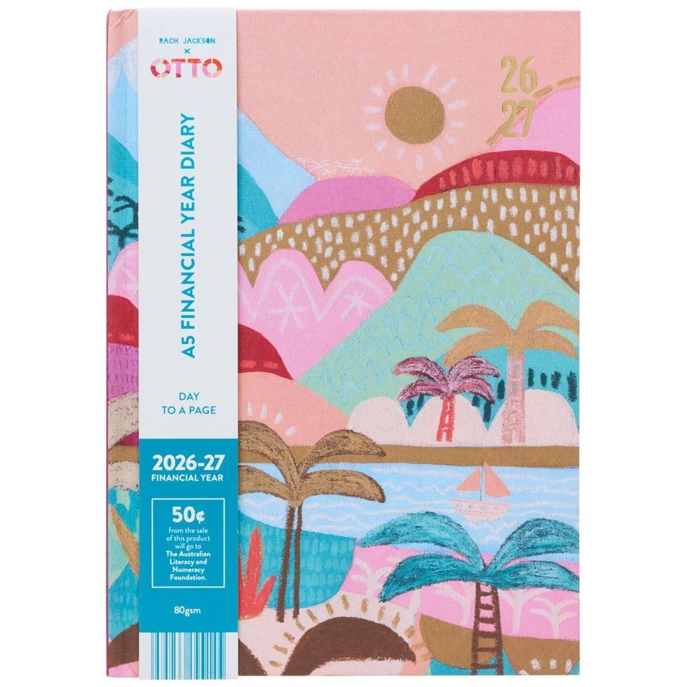 1 Otto A5 Day to Page FY26/27 Diary Rach Jackson, 1 of 7