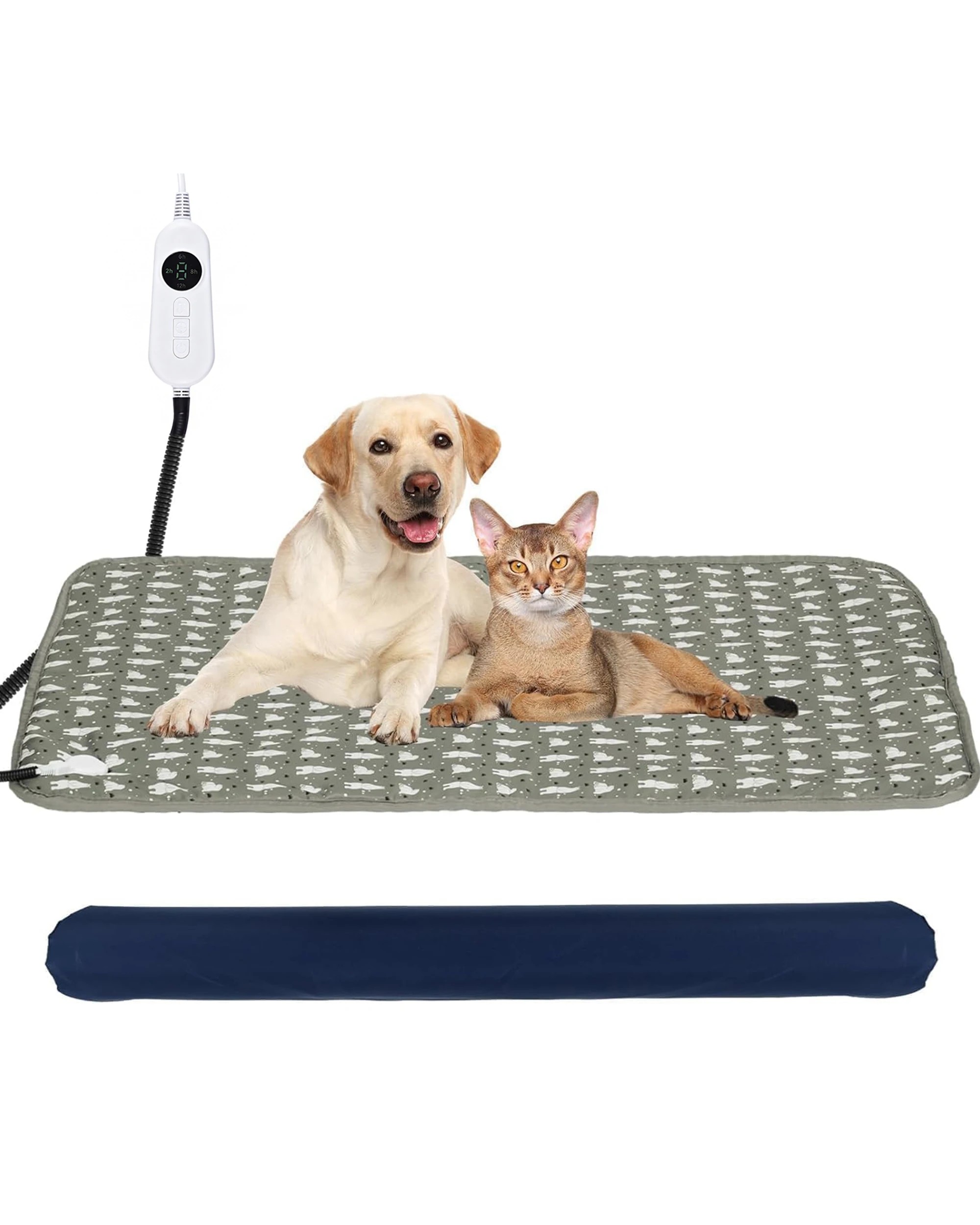 1 Advwin Pet Heating Pad 9 Temperature 4 Timer 60x90CM, 1 of 8