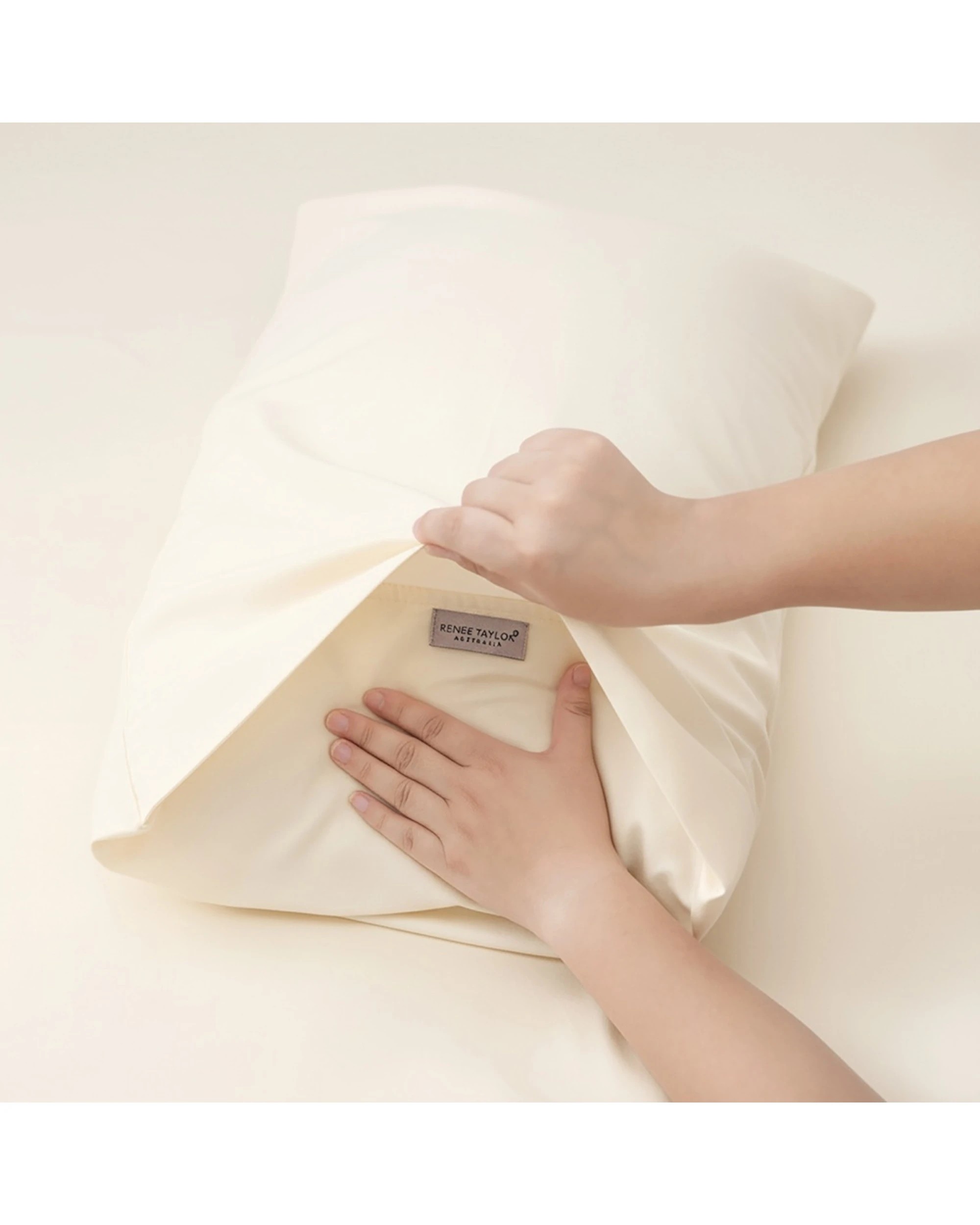 3 KG Linen 400TC Egyptian Cotton Sheet Set With Pillowcases Long-Staple Sateen - Super King Bed - Beige, 3 of 6