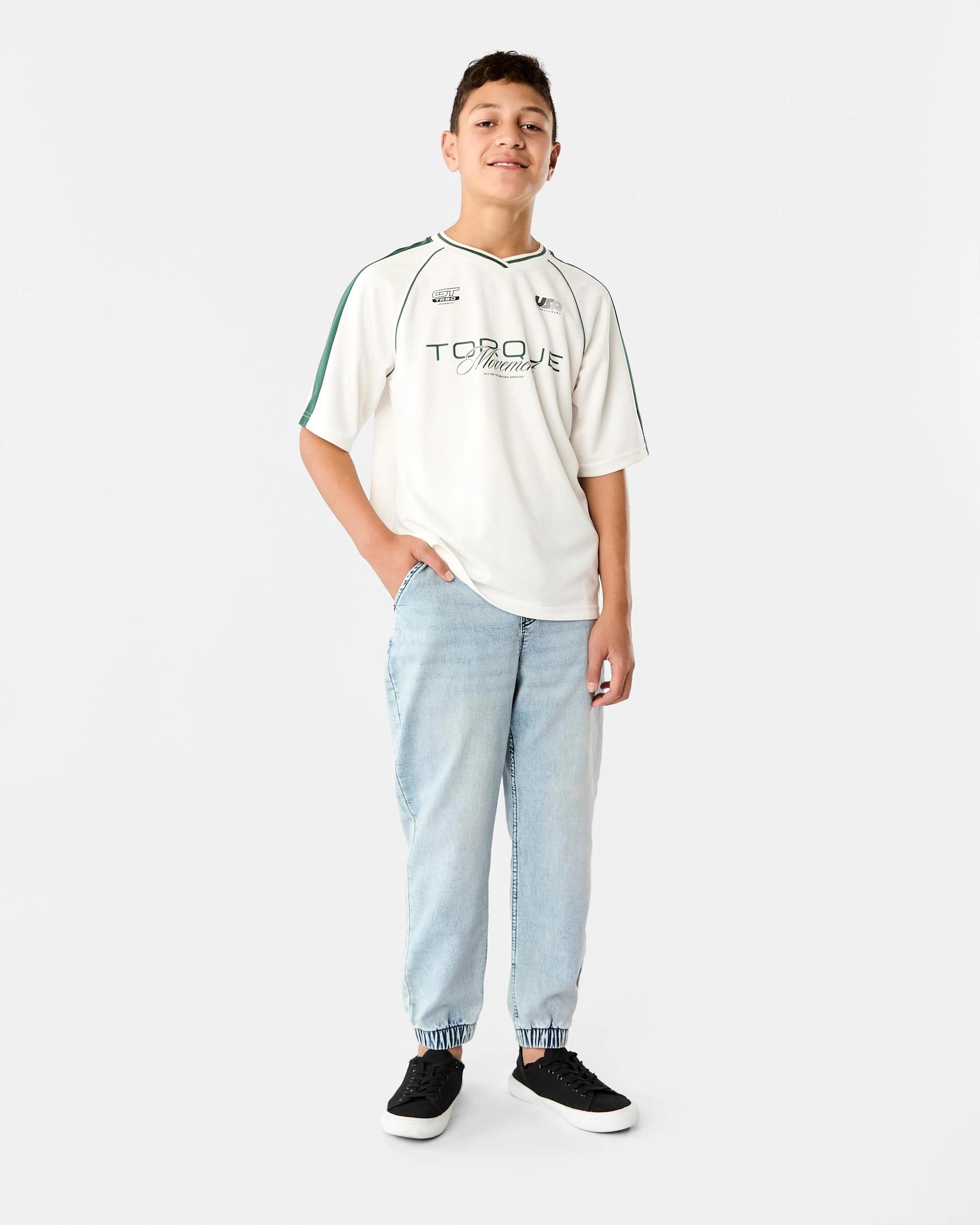 7 Short Sleeve Oversized Mesh T-shirt Snw White, 7 of 8