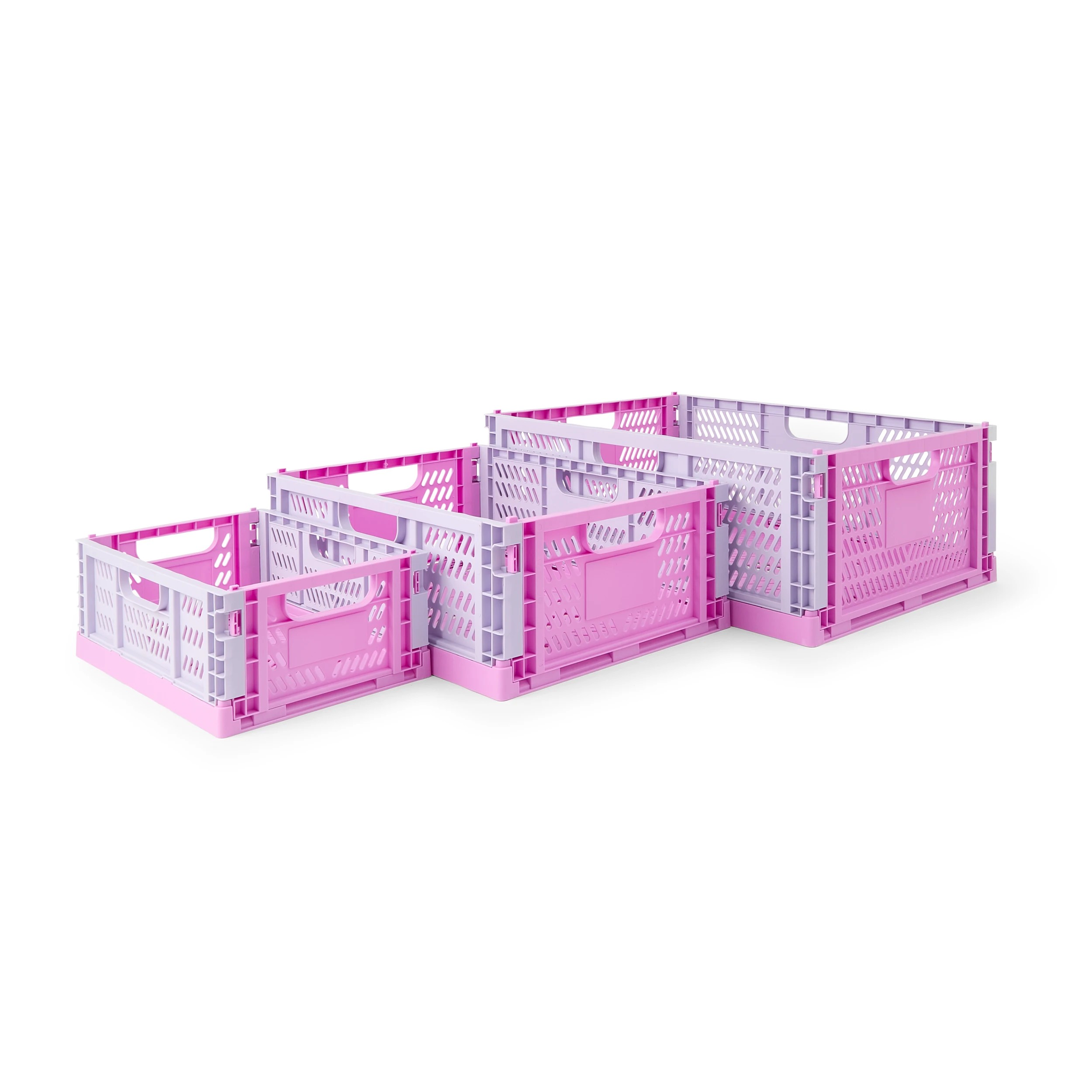 8 30L Collapsible Crate - Large, Pink, 8 of 8