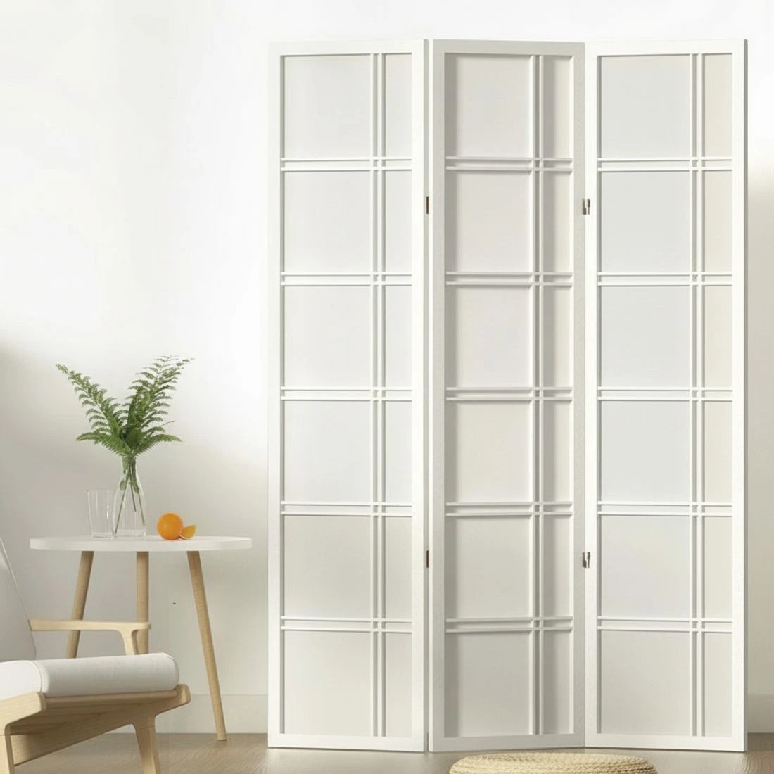7 Artiss 3 Panel Room Divider Screen 132x179cm Nova - White, 7 of 7