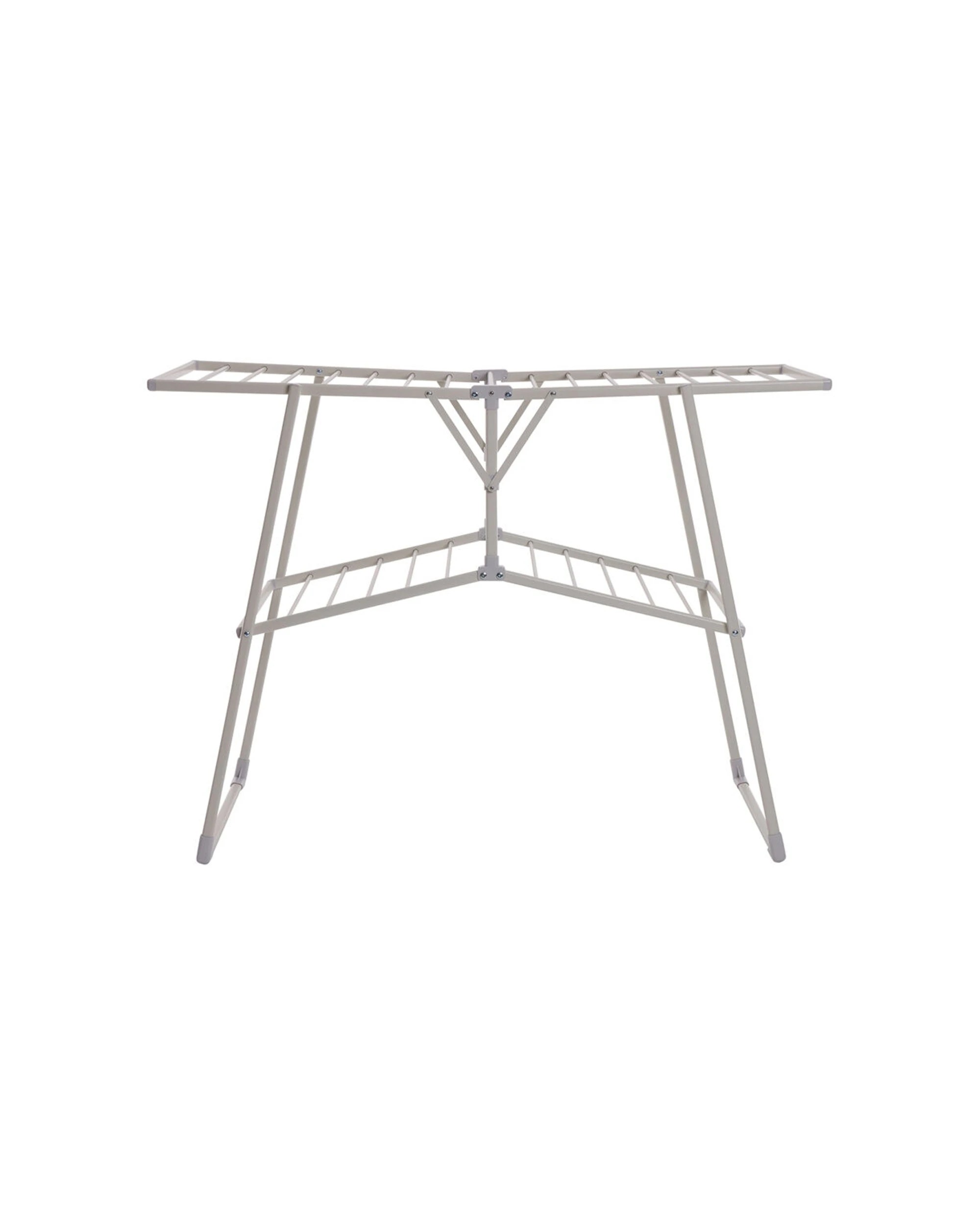 1 Hills 19M H-Frame Multi Level Flat Folded Clothes Airer 18kg Capacity Metal
 - multi, 1 of 9