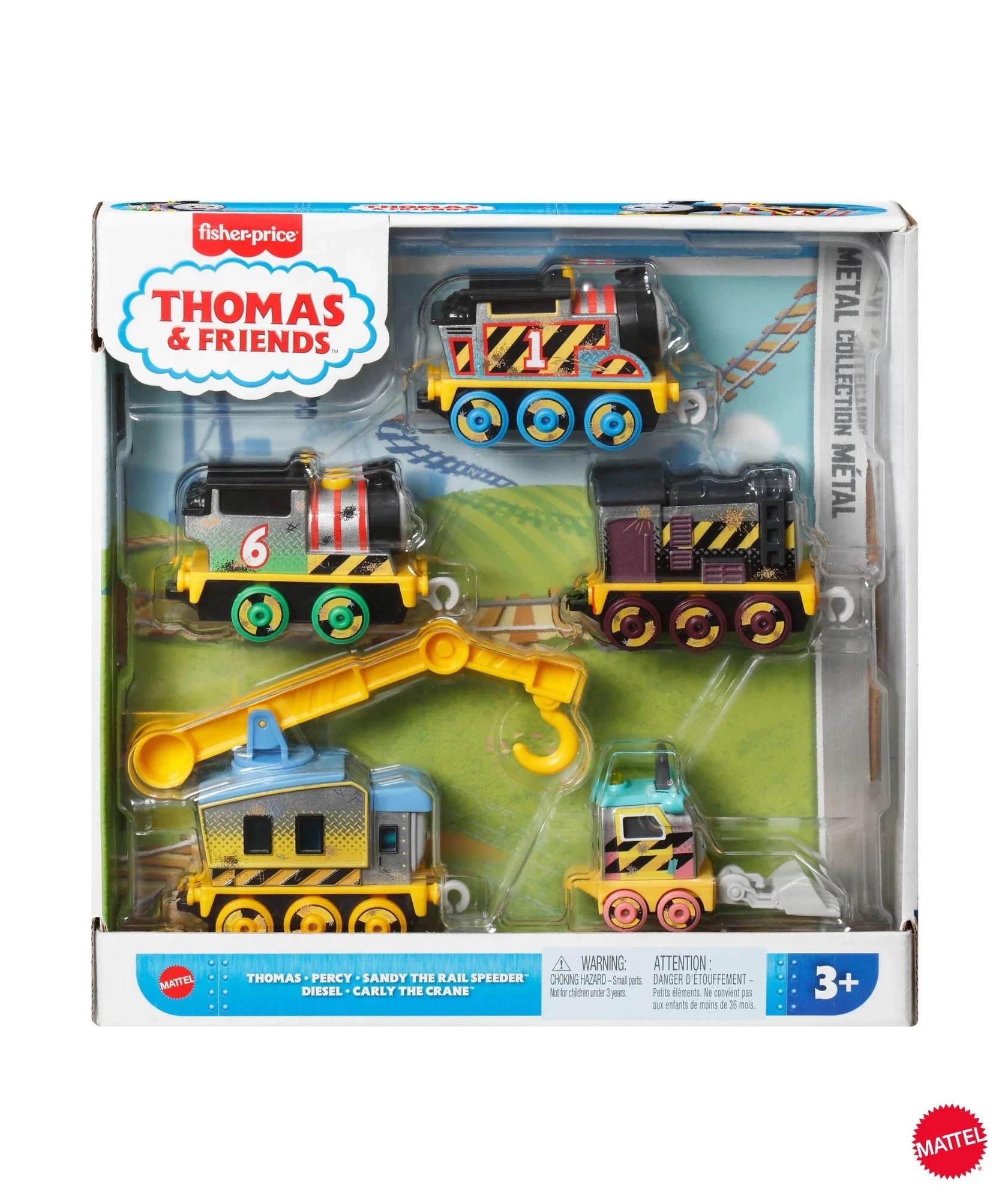 1 Fisher-Price Thomas & Friends Construction Crew 5-Piece Train & Vehicle Set, 1 of 5