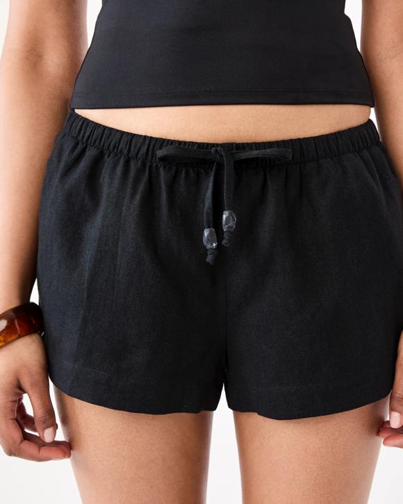 Linen Blend Shorts