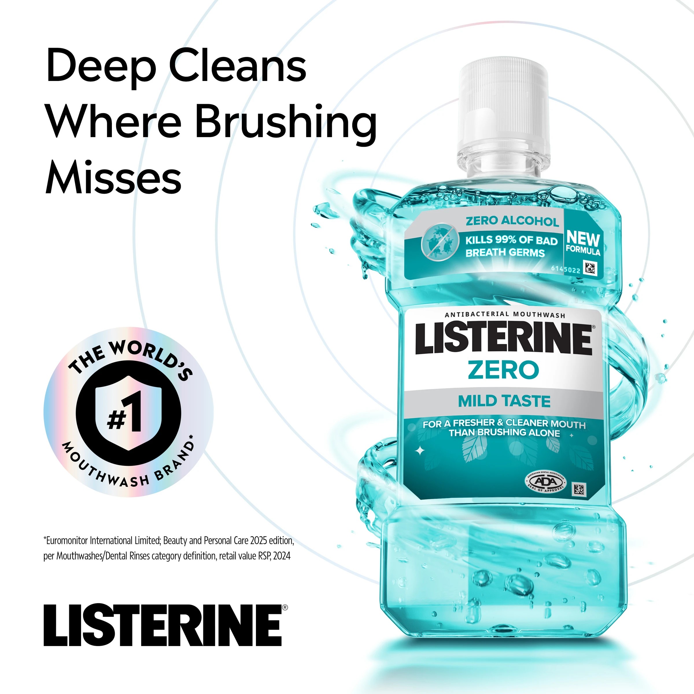 4 Listerine Zero Mouthwash 500ml, 4 of 10