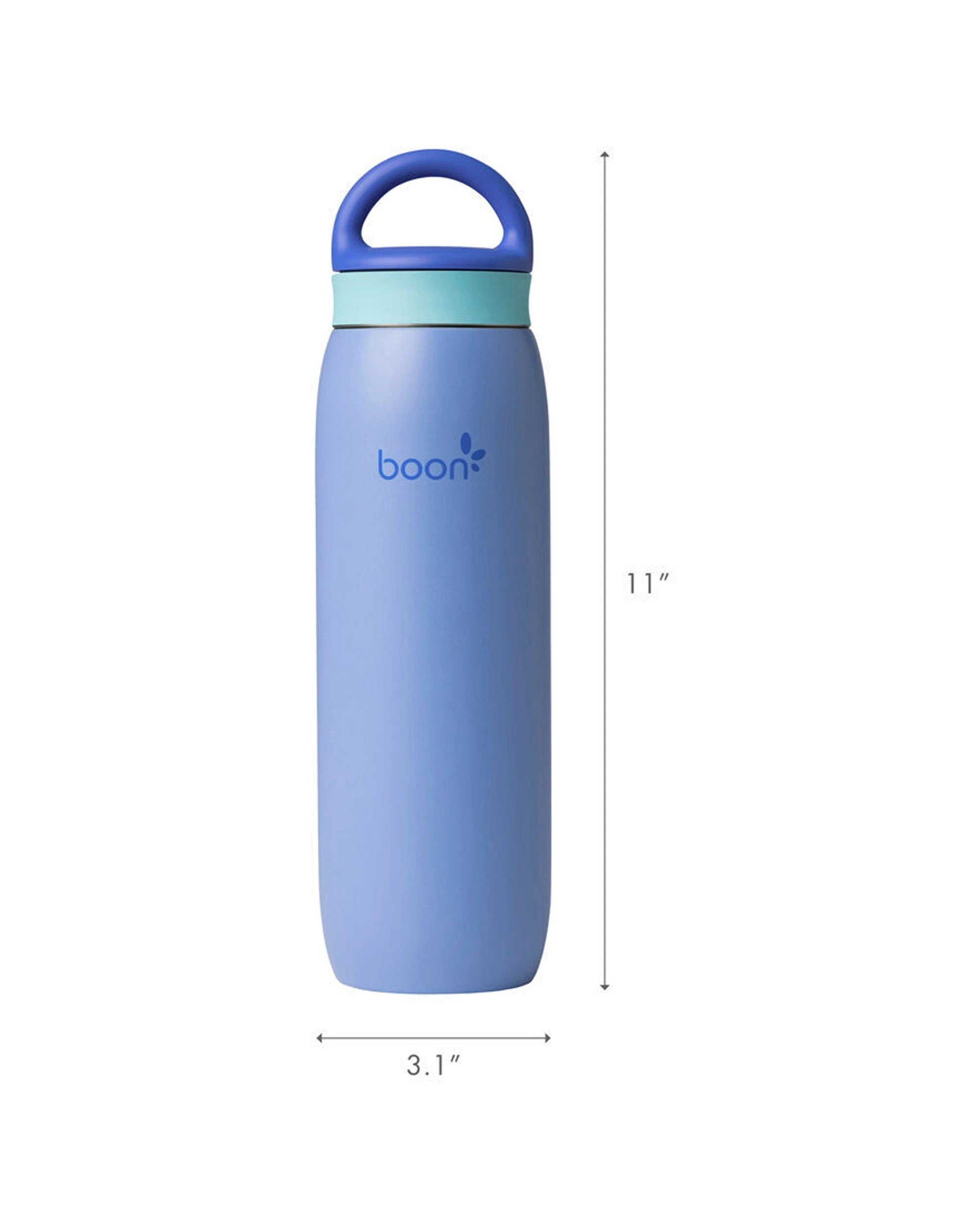 3 Boon Frosh Stainless Steel Breast Milk Storage Flask/Container 2PK 700ml - Blue, 3 of 8