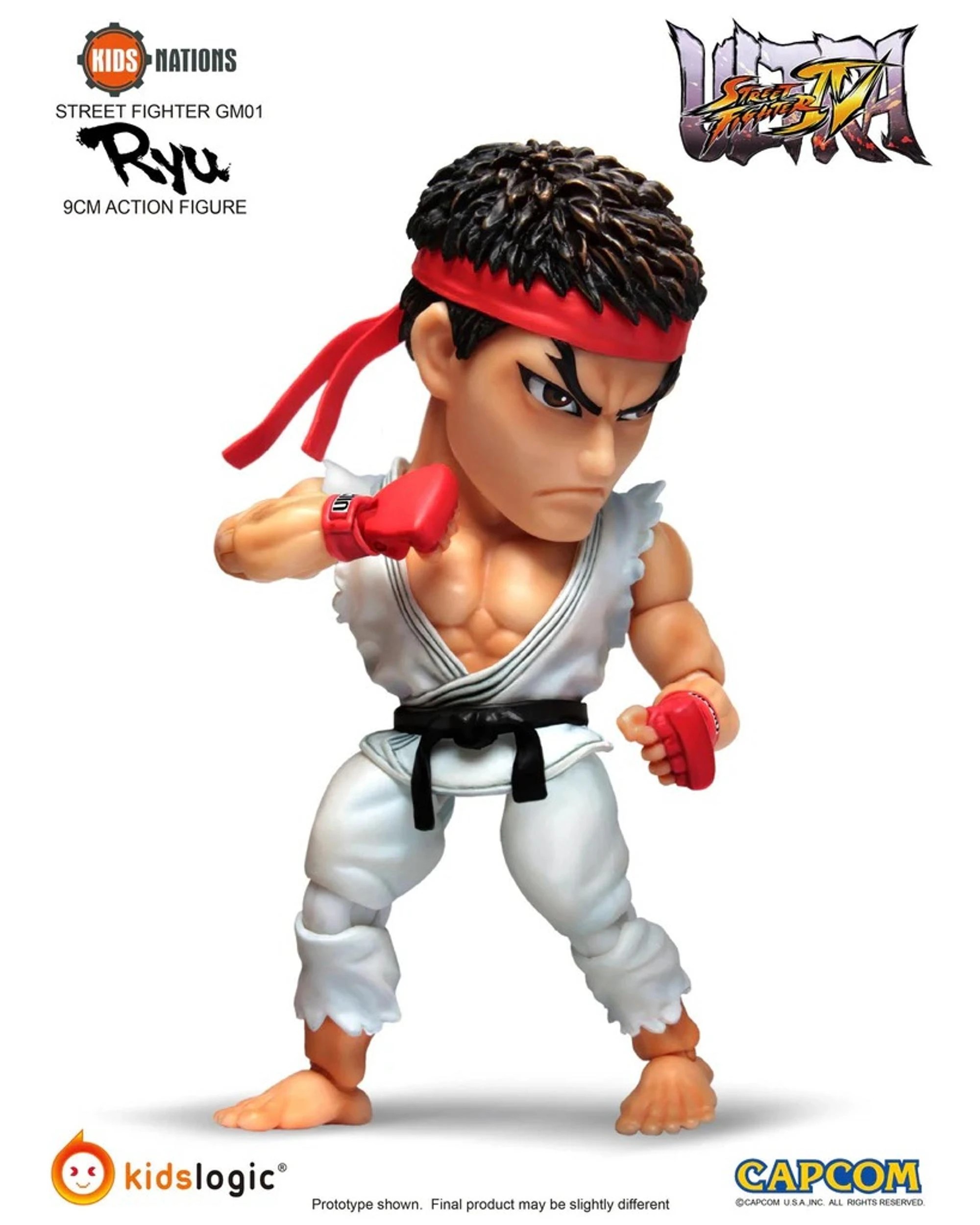 9 Kids Nations Street Fighter GM01 Ryu vs Sakura Action Figure Set, 9 of 10