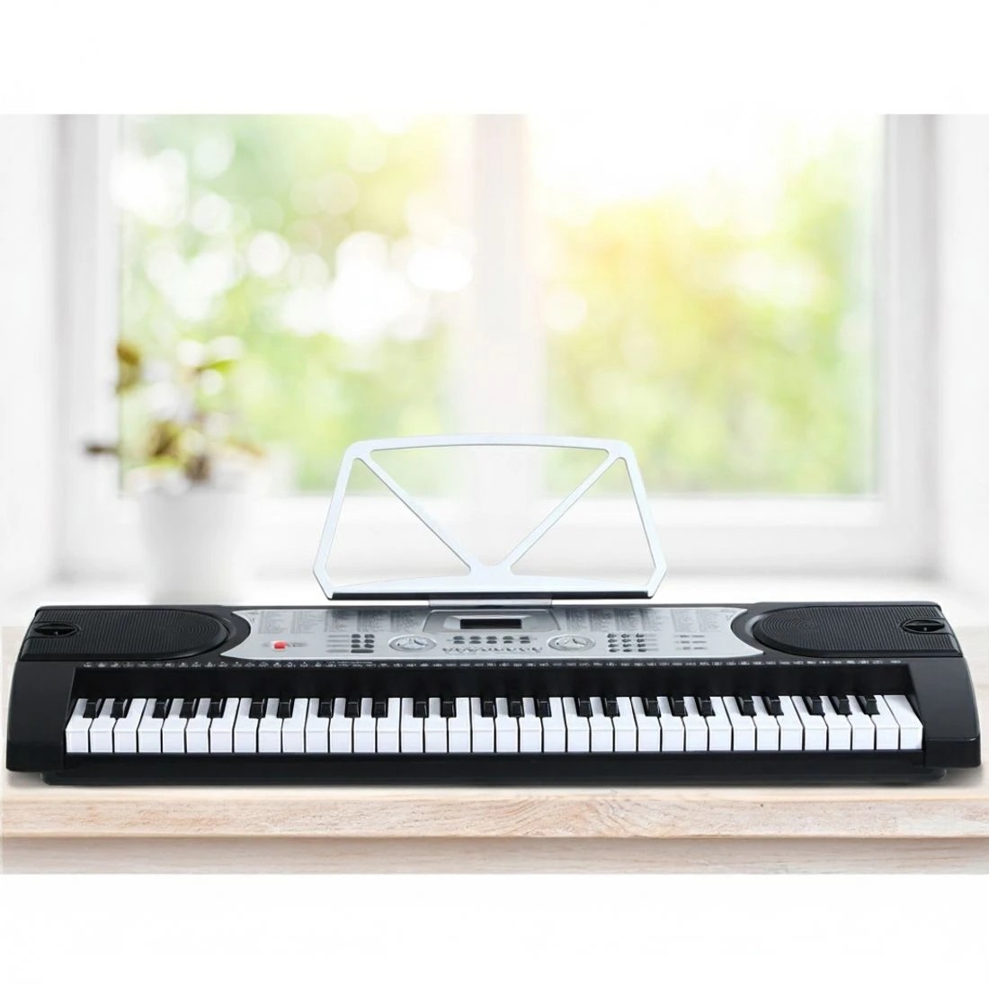 4 Alpha 61 Keys Electronic Piano Keyboard Digital Electric w/ Stand Stool - Multi, 4 of 6