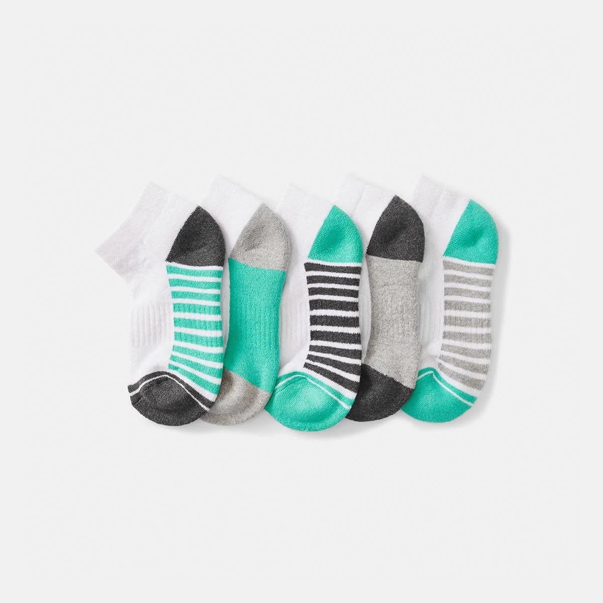2 5 Pack Active Kids Low Cut Socks WHITE, 2 of 3