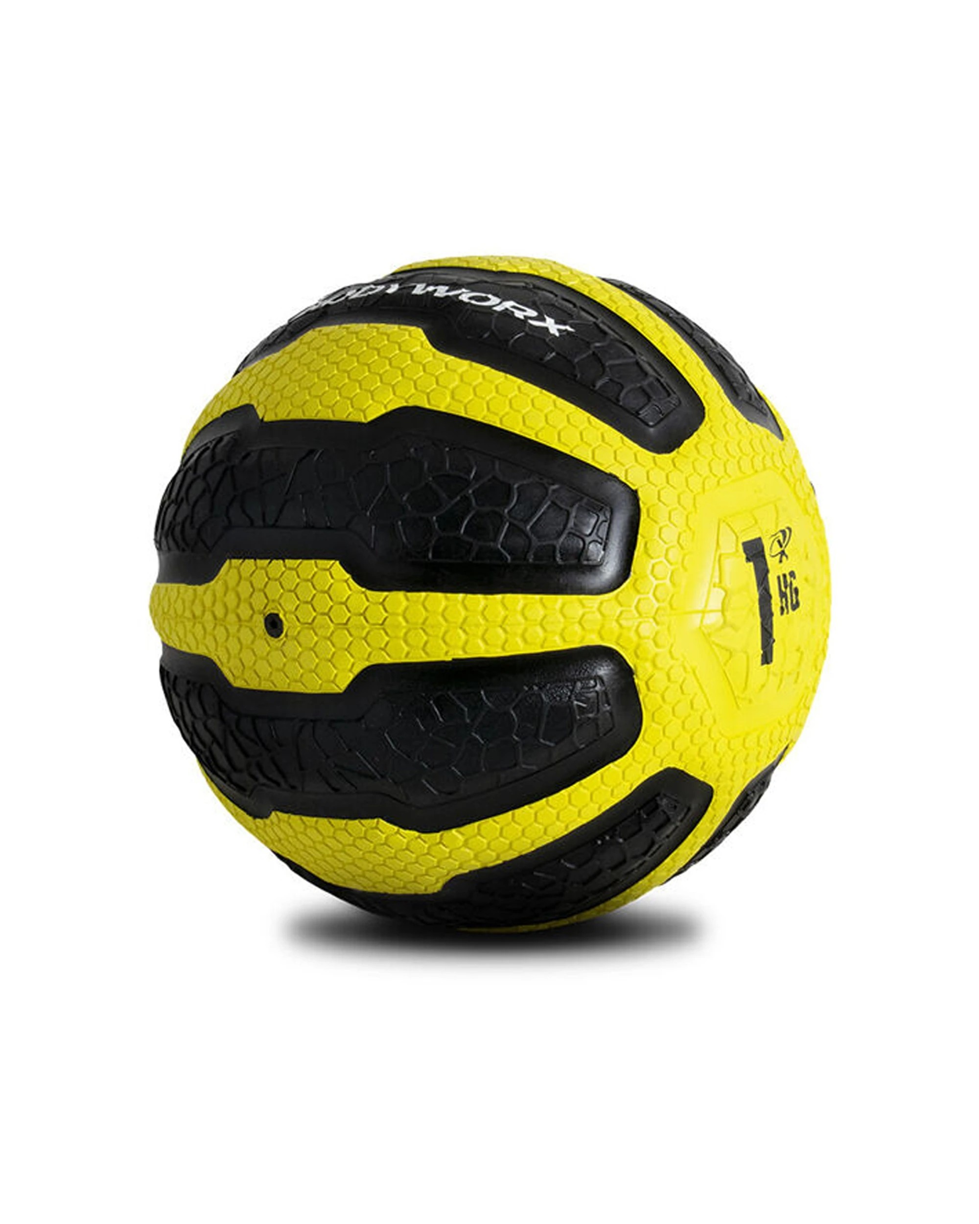 2 Bodyworx Medicine Ball 1kg Rubber For Core Training And Home Gym Exercise - Multi, 2 of 2