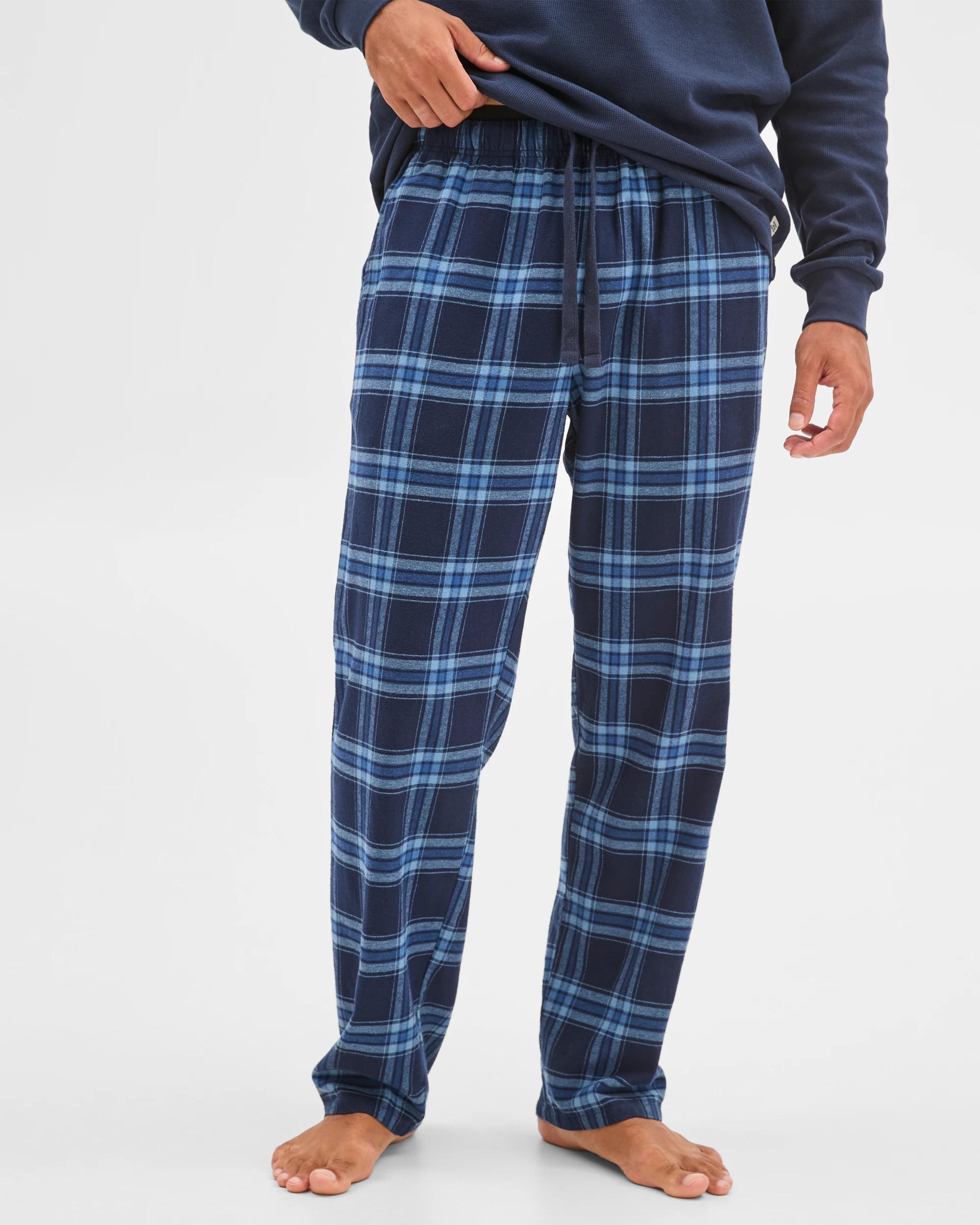 5 Target Man Waffle Flannelette Pyjama Set NAVY, 5 of 7