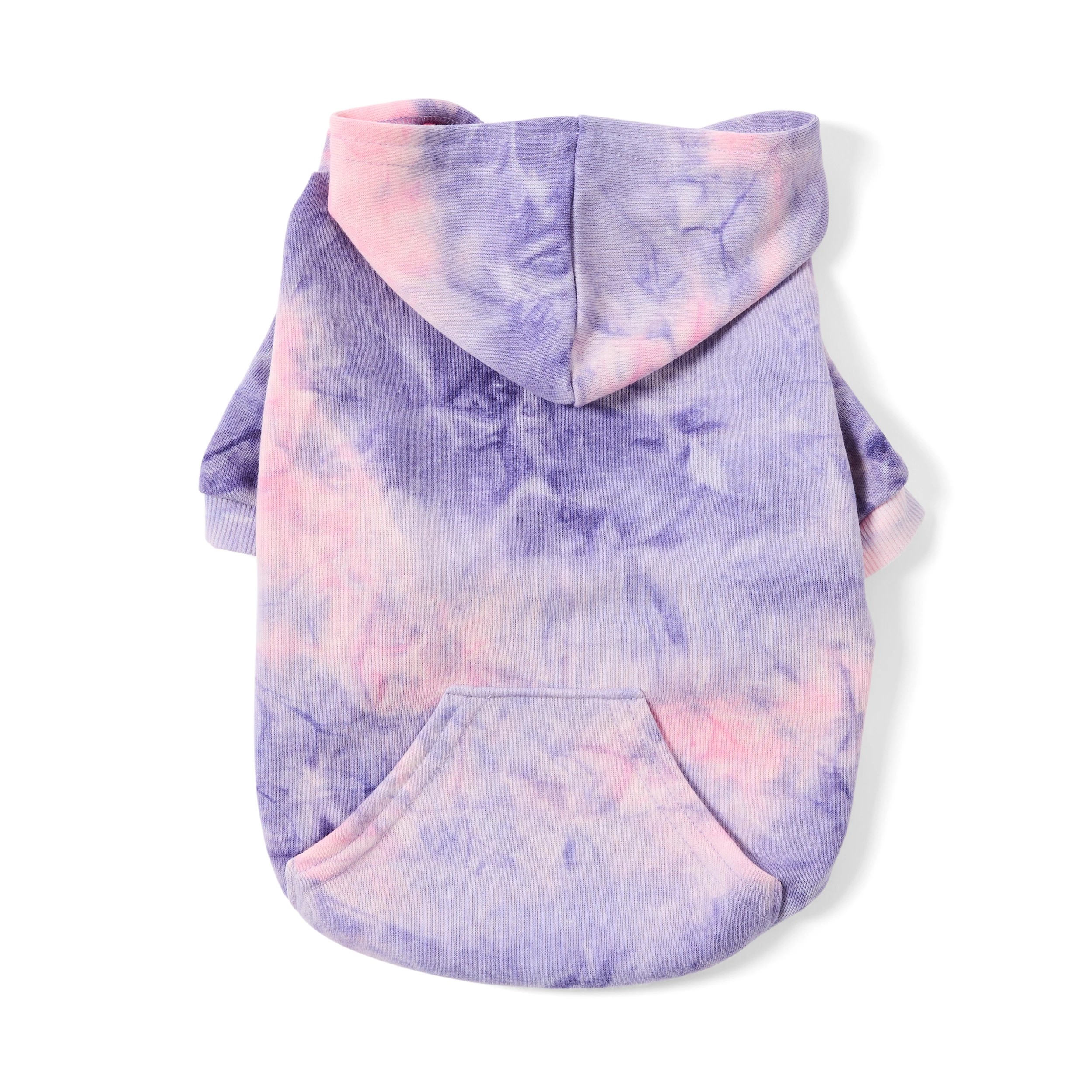 5 Pet Hoodie Tie-Dye - Medium, Lilac, 5 of 10