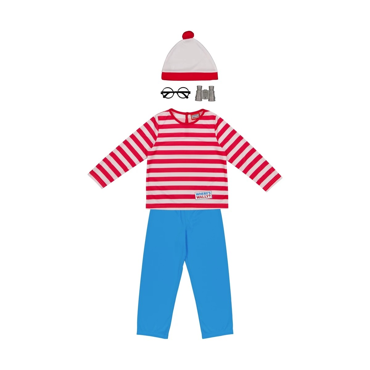 2 5 Piece Where's Wally? Costume - Ages 4-6, 2 of 5