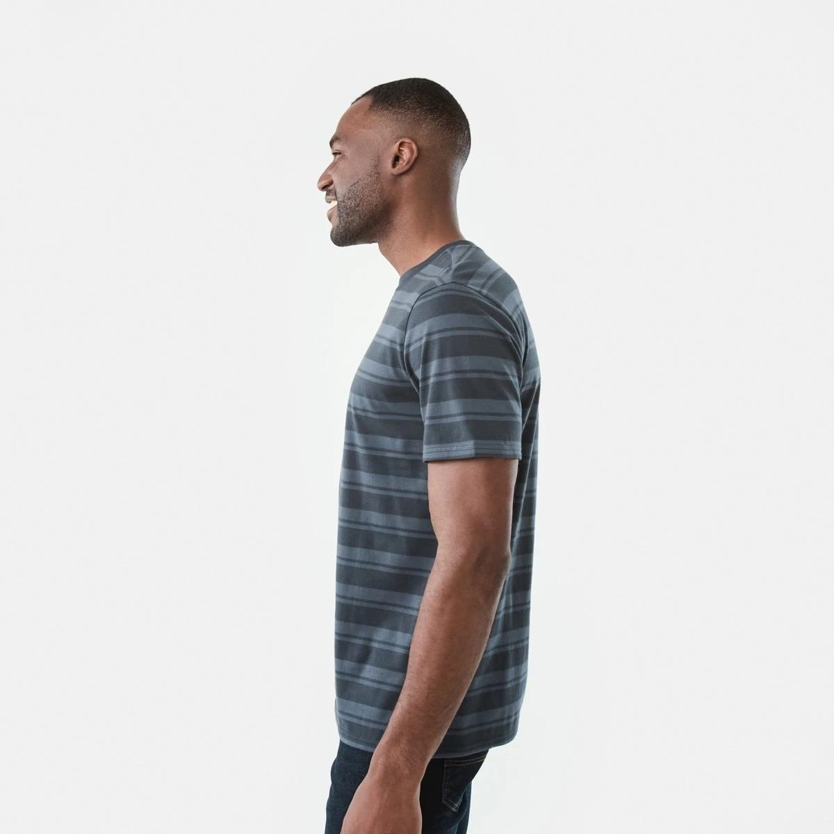 2 Australian Cotton Stripe T-shirt Nvy Stripe, 2 of 5