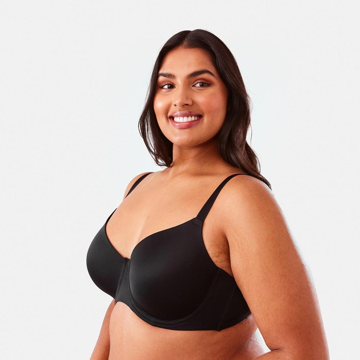 2 Full Figure T-shirt Bra BLACK, 2 of 7