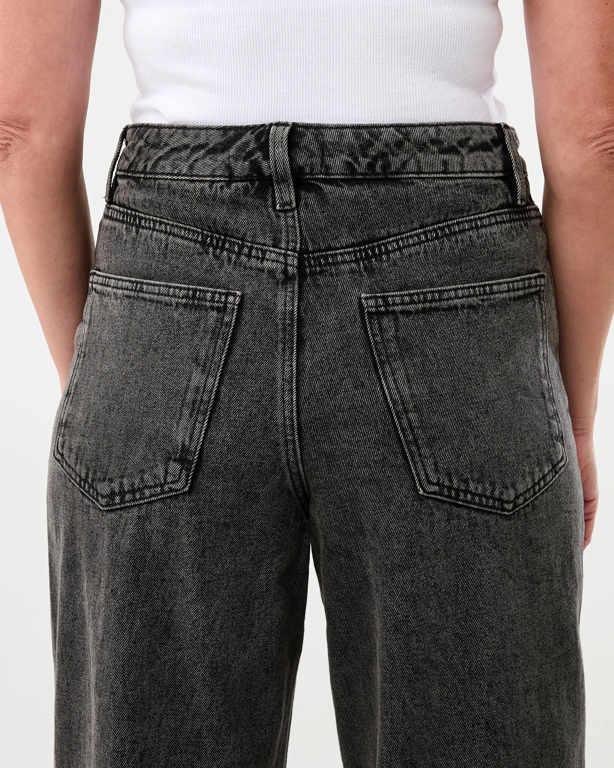 7 Wide Leg Jeans Black Wash, 7 of 8