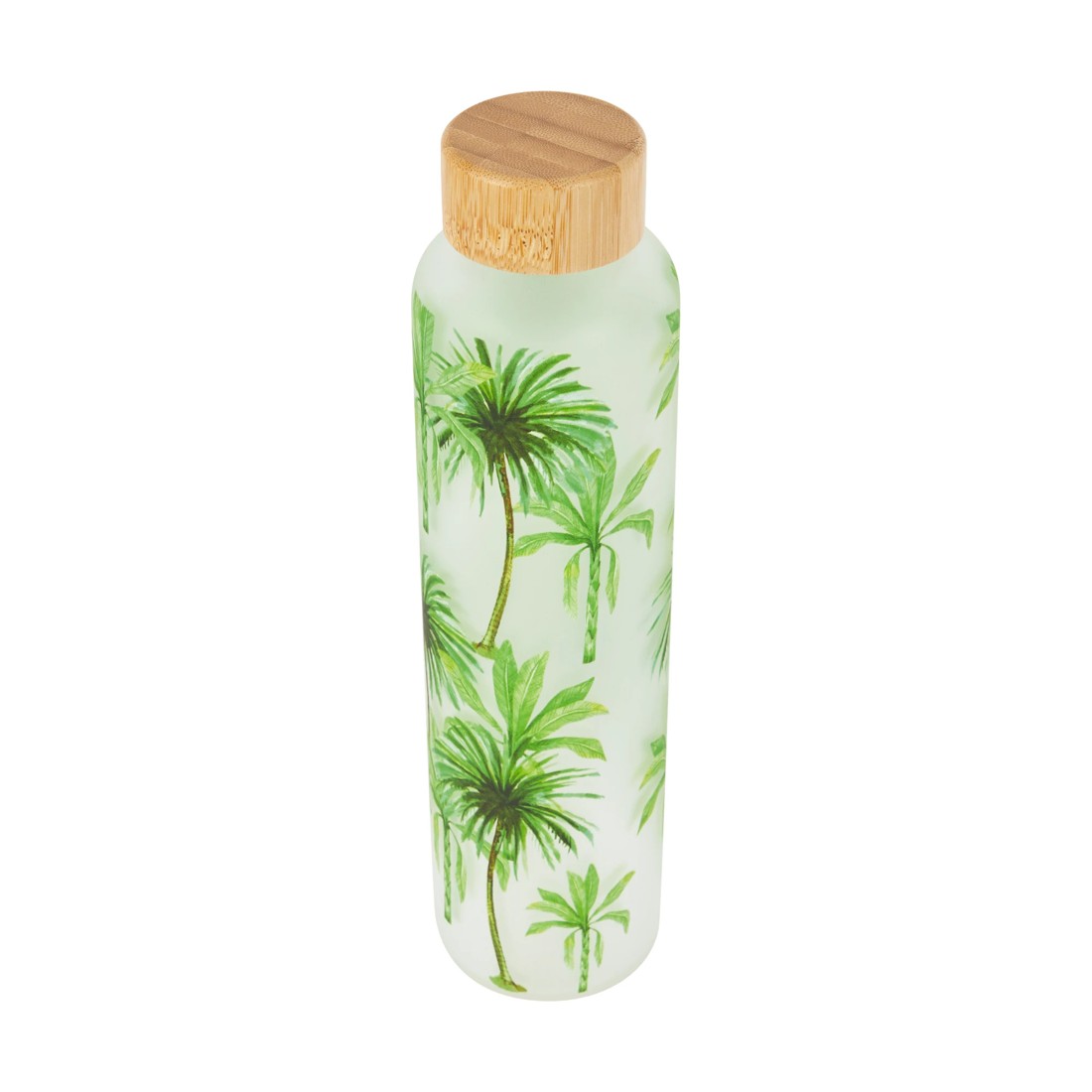 1 650ml Palm Tree Glass Bottle with Silicone Coating, 1 of 4
