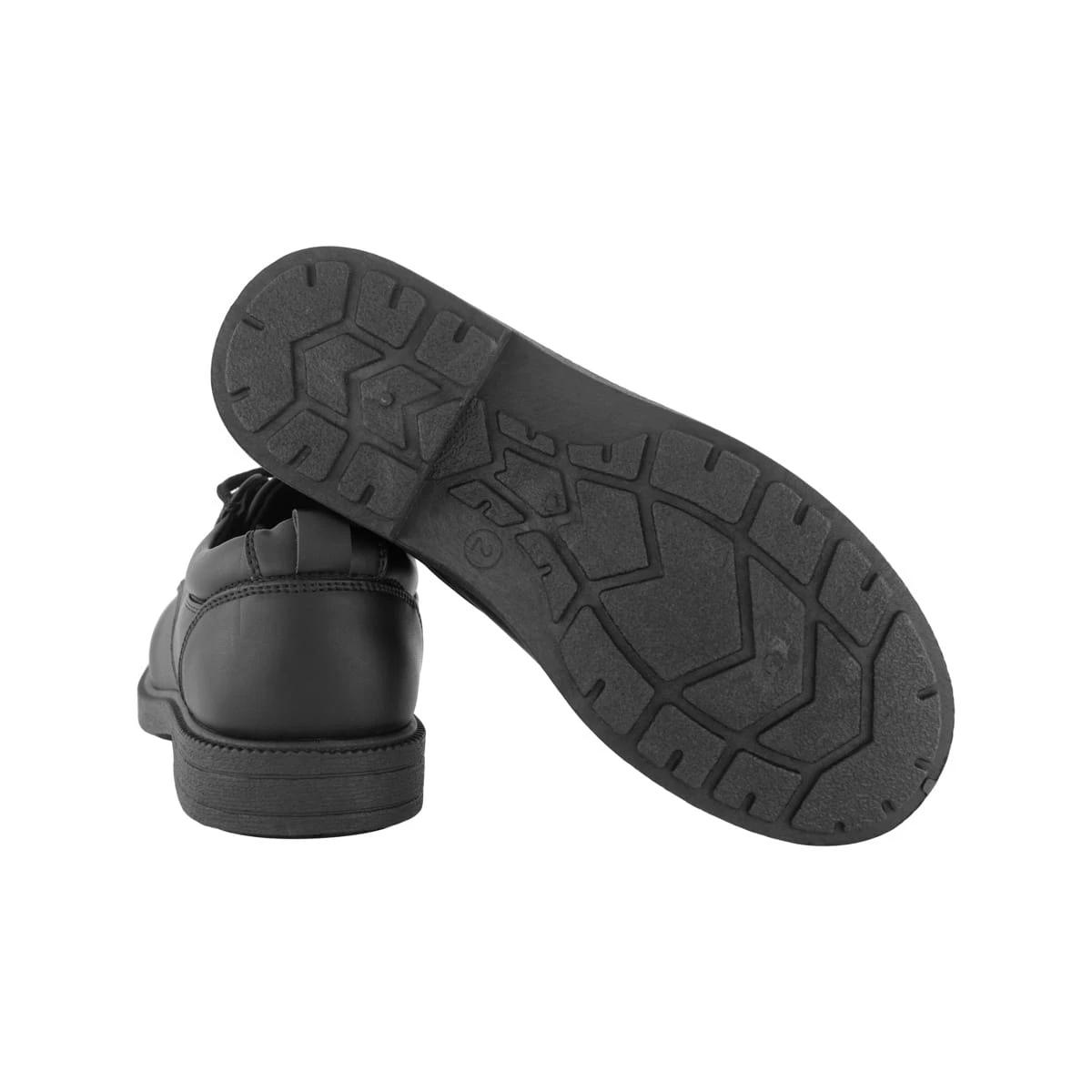 6 Senior Lace-Up School Shoes Black, 6 of 6