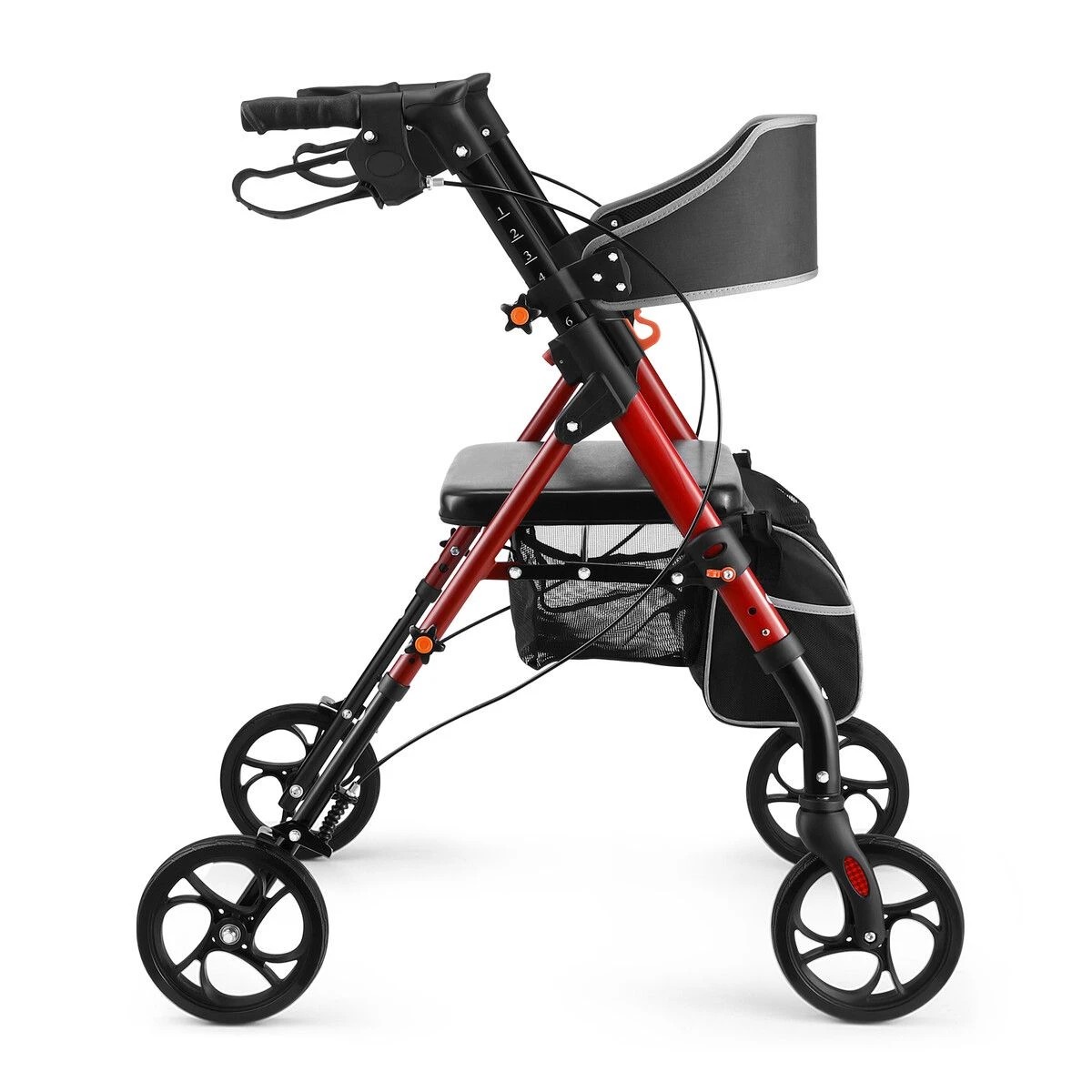 2 AUSWAY Rollator Walker with Seat 4 Wheel Seniors Elderly, 2 of 2