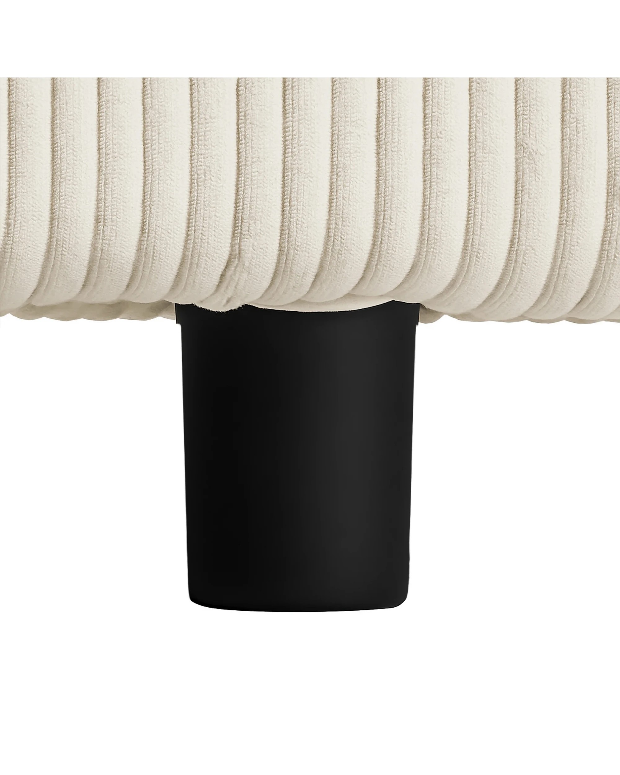 7 Advwin Armless Sofa Corduroy Modular Lazy Sofa Modern Lounge Chair Couch with Cushion, 7 of 8