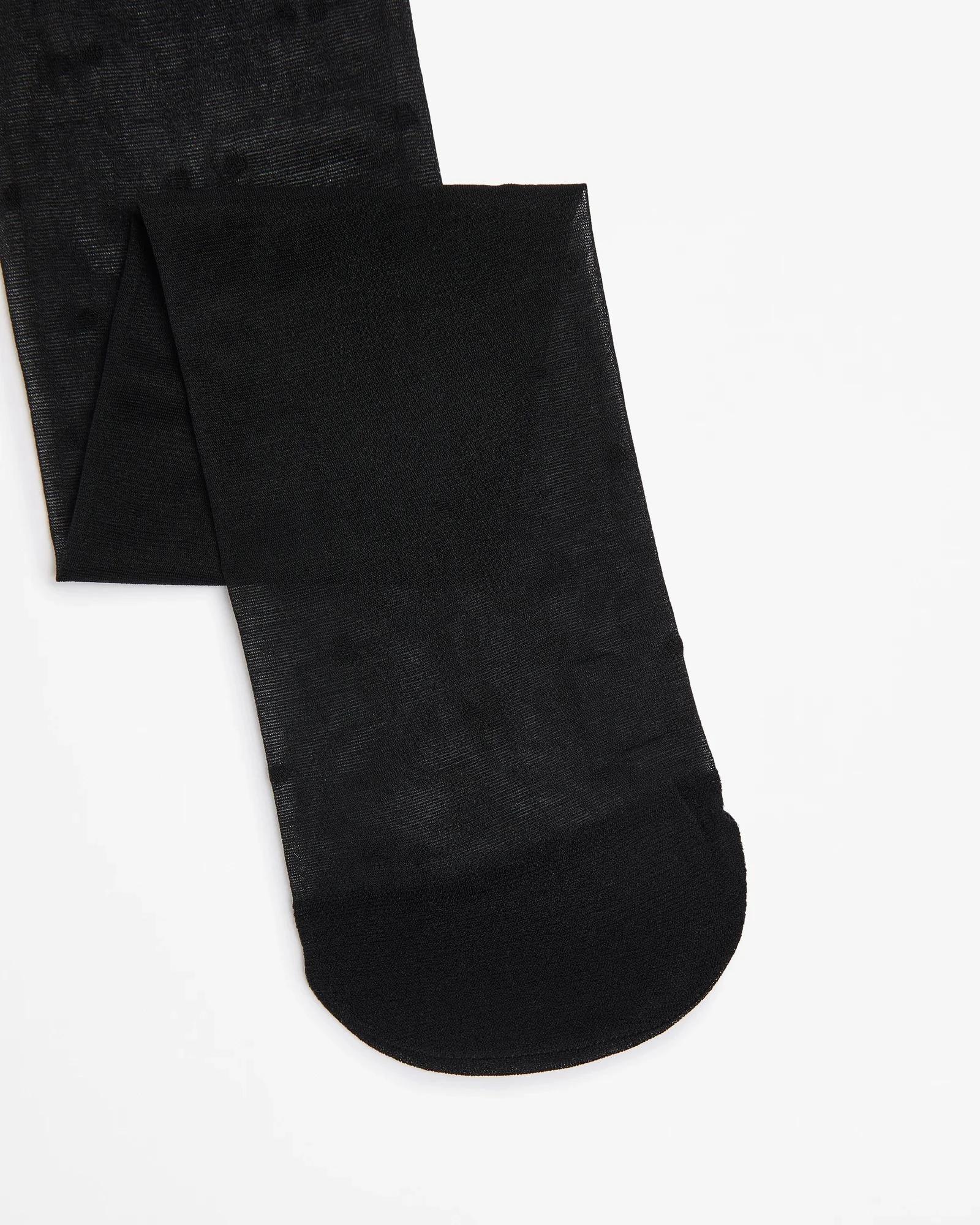 1 Sheer Spot Knit High Tights - Ambra BLACK, 1 of 3