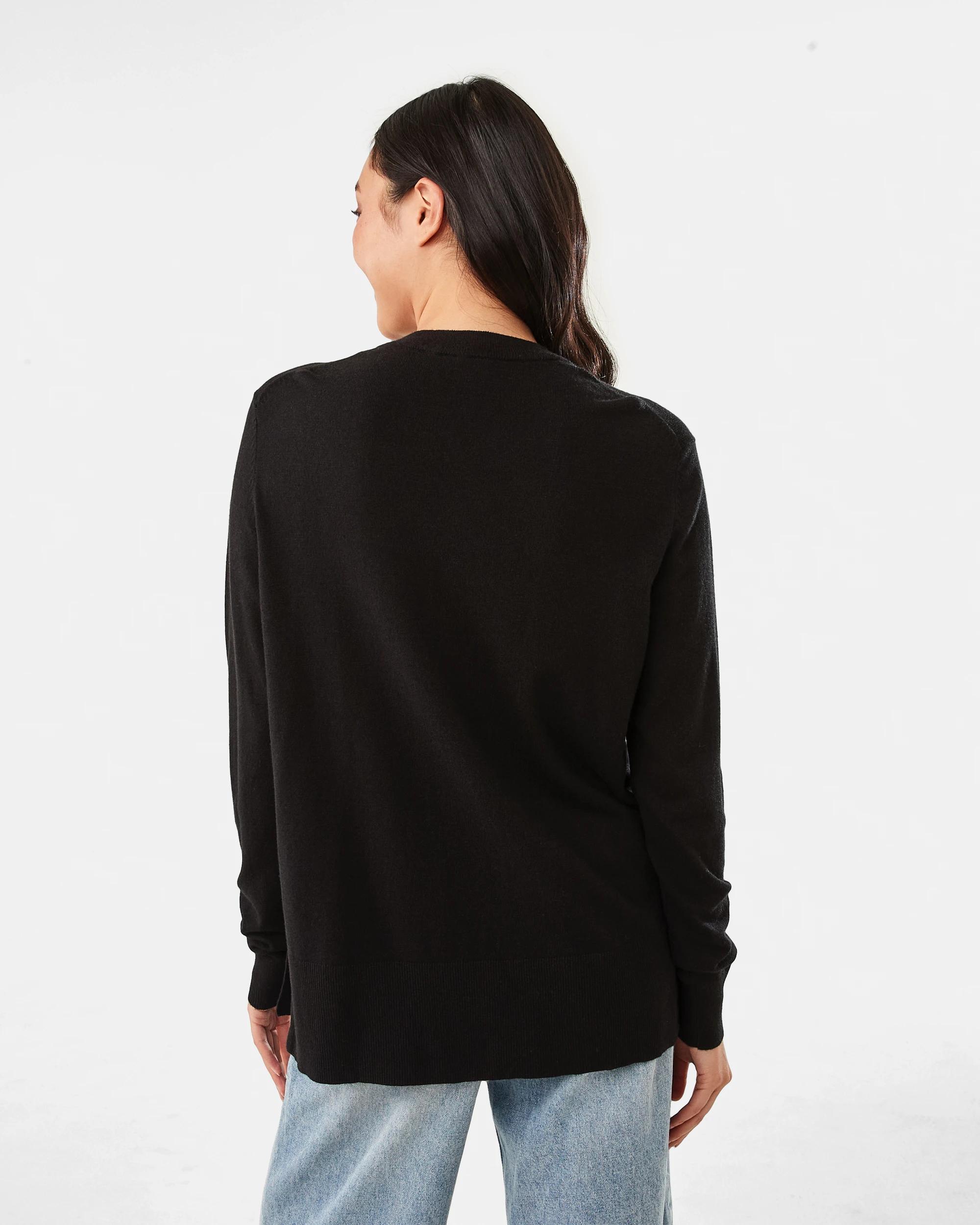 3 Crew Lightweight Jumper Black, 3 of 6