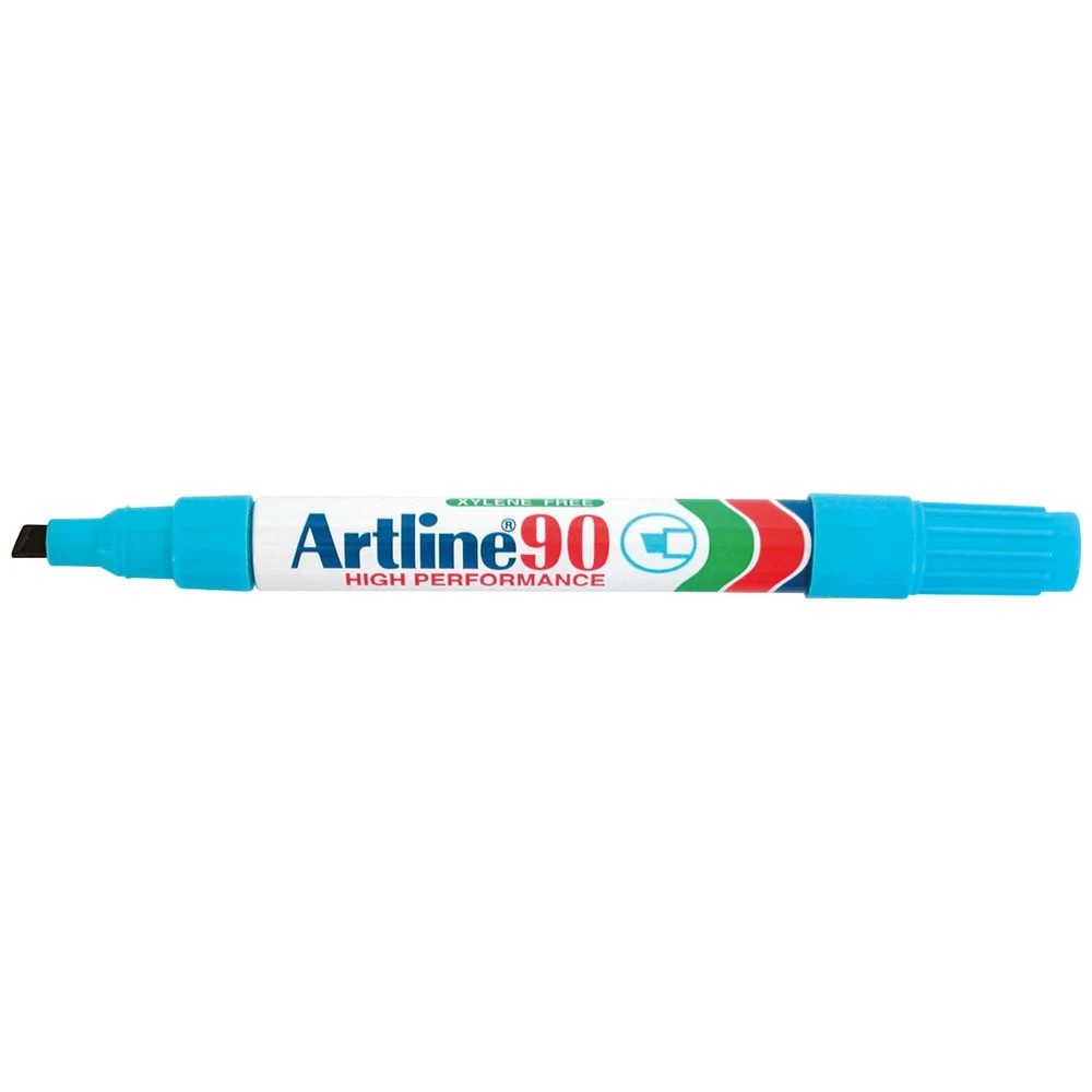 1 Artline 90 Permanent Marker Light Blue, 1 of 2
