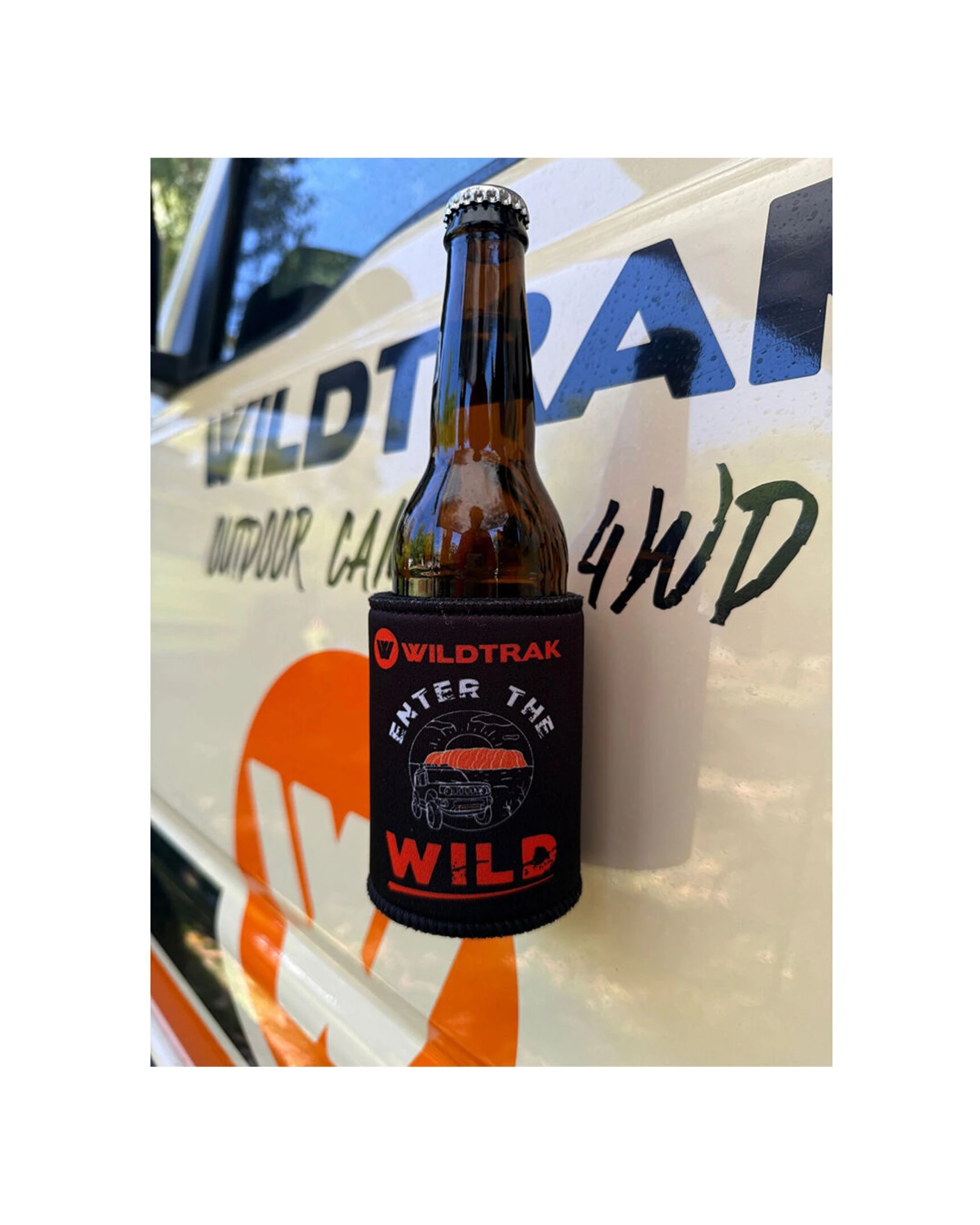 3 Wildtrak Enter The Wild Bottle And Can Stubbie Holder Magnetic Drink Cooler - Black, 3 of 5