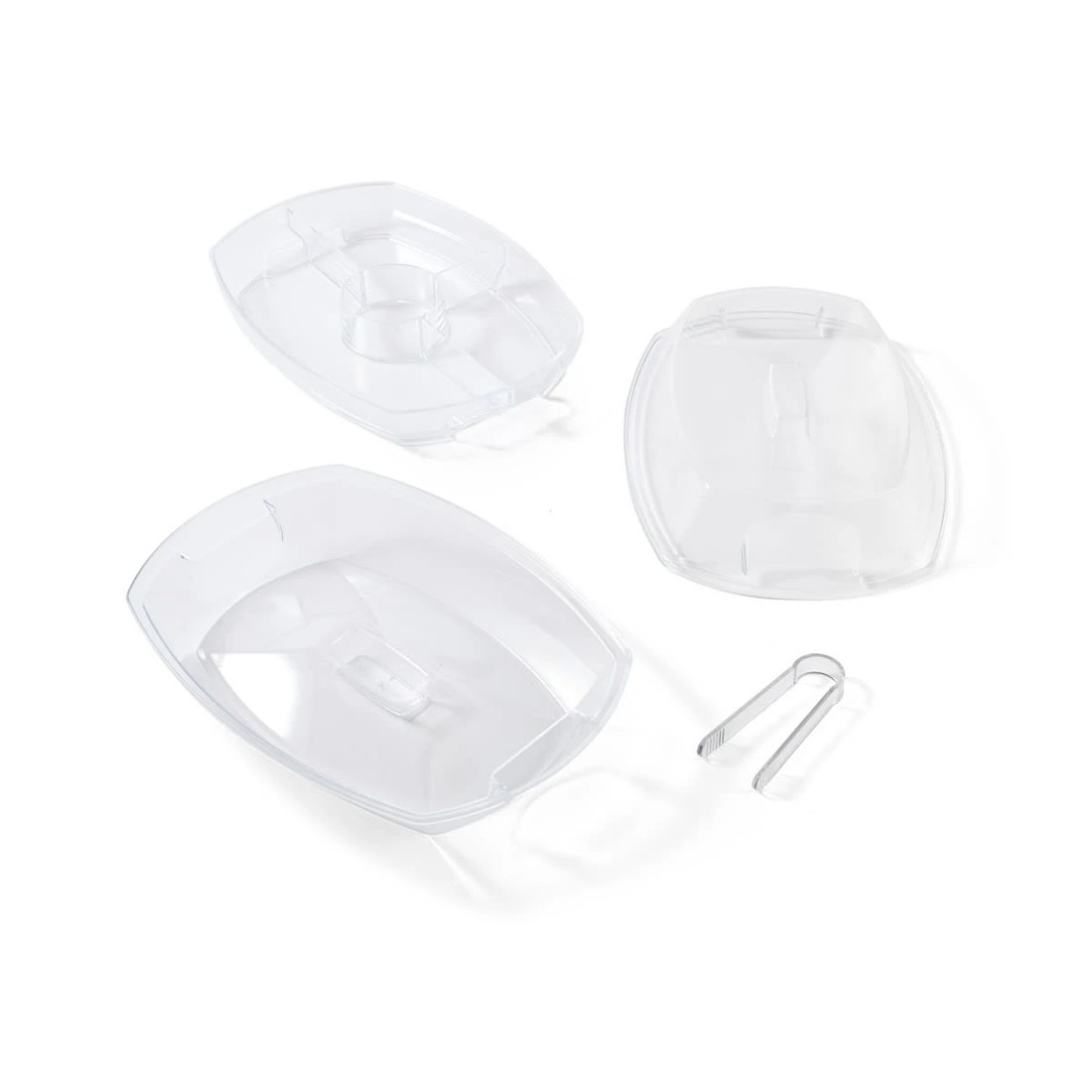 5 Rectangle Food Platter with Ice Tray, 5 of 10