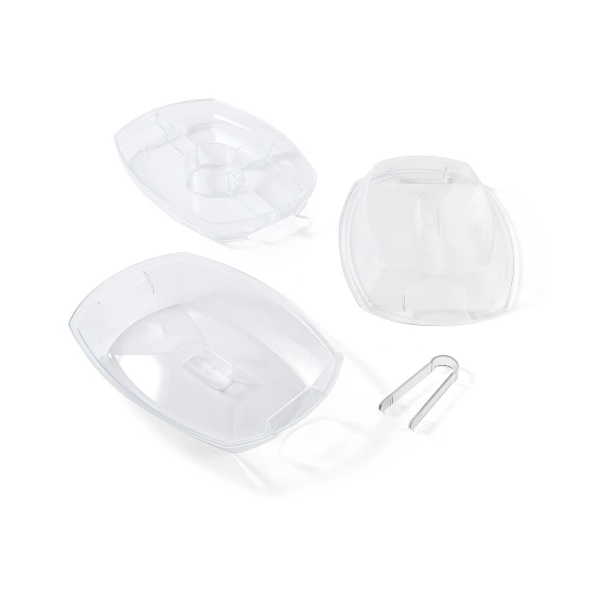 5 Rectangle Food Platter with Ice Tray, 5 of 10