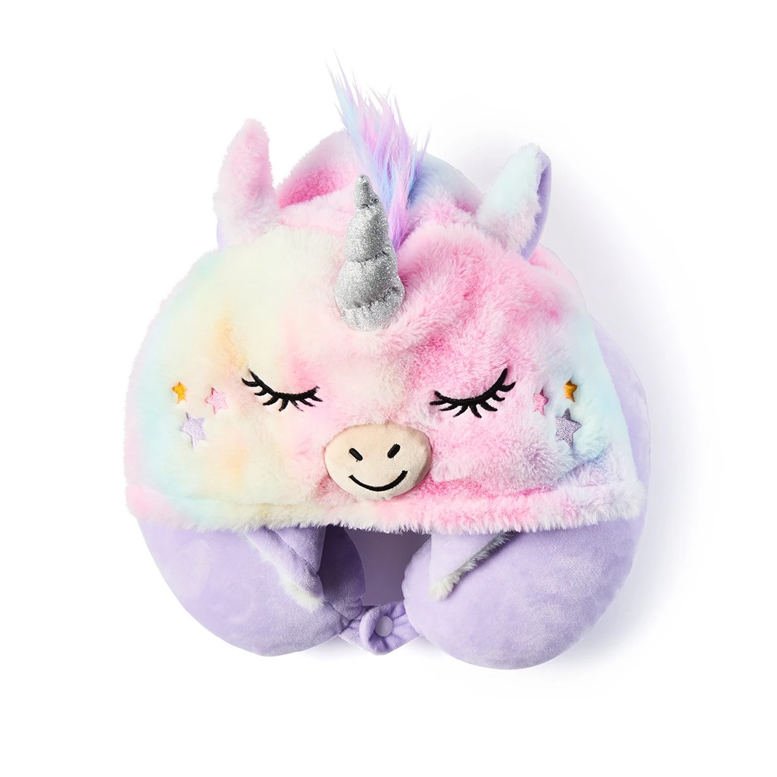 7 Plush Hood Pillow - Unicorn, 7 of 10
