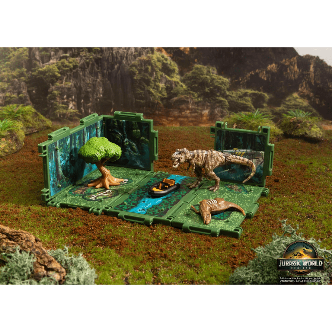 2 Jurassic World Rebirth Captivz Dinorama - Assorted - Multi, 2 of 8