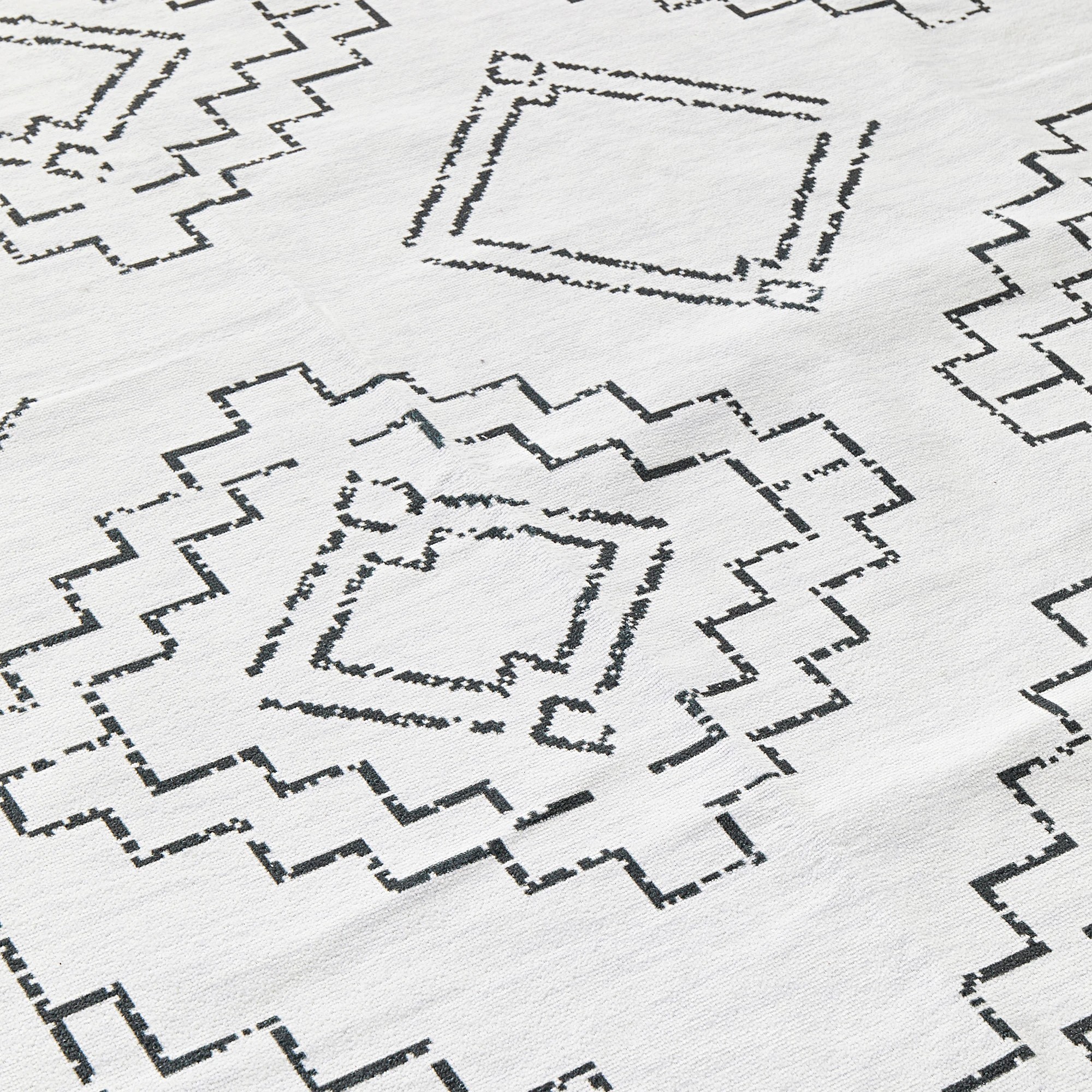 4 Common Ground Rugs Union Leeroy 300x240cm - Extra Large Washable Rug - White, 4 of 6