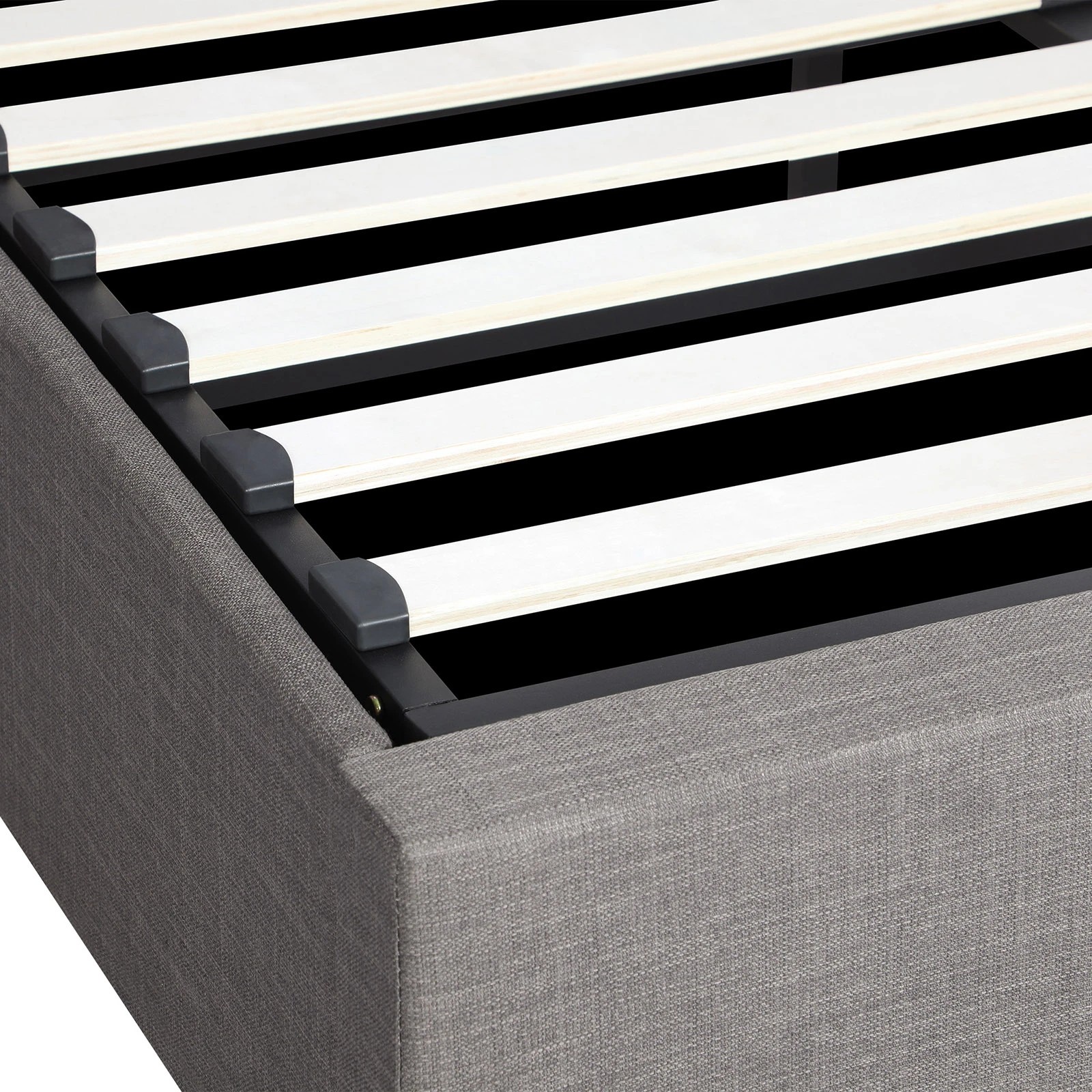 8 Oikiture Bed Frame Double Size Gas Lift Base With Storage
 - Grey, 8 of 8