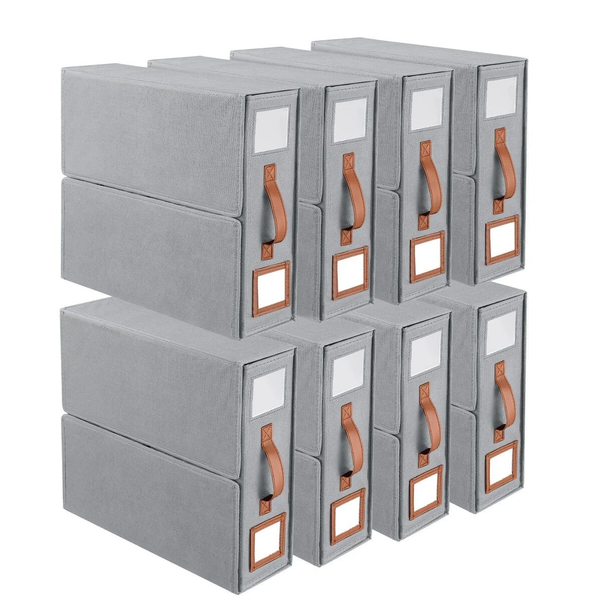 1 Ausway Bed Sheet Organiser Set 8 Pcs Foldable Linen Closet, 1 of 2