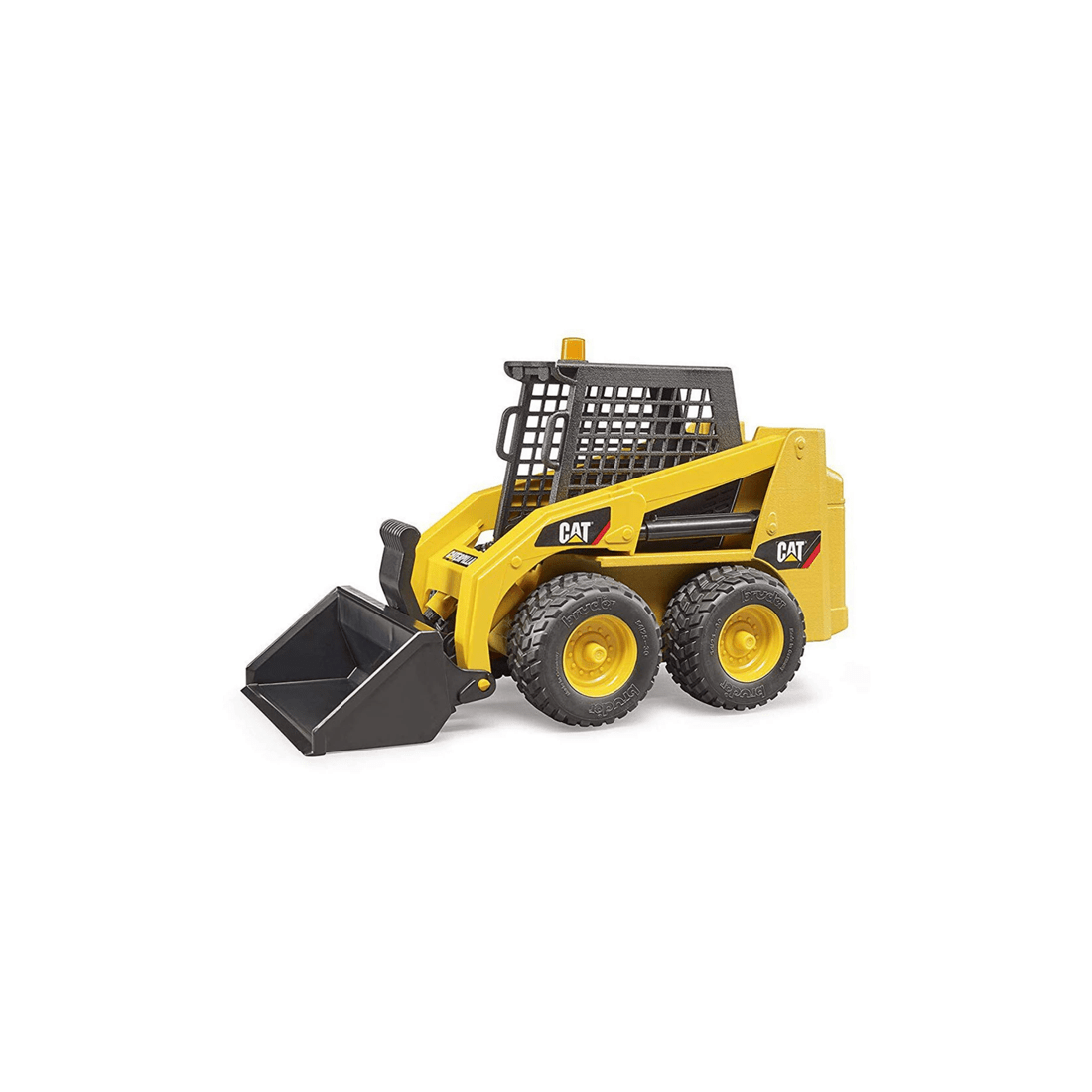 2 Bruder Cat Caterpillar Skid Steer Loader Kids Toy With Detachable Shovel 23cm 1-16 Scale  - Yellow, 2 of 2