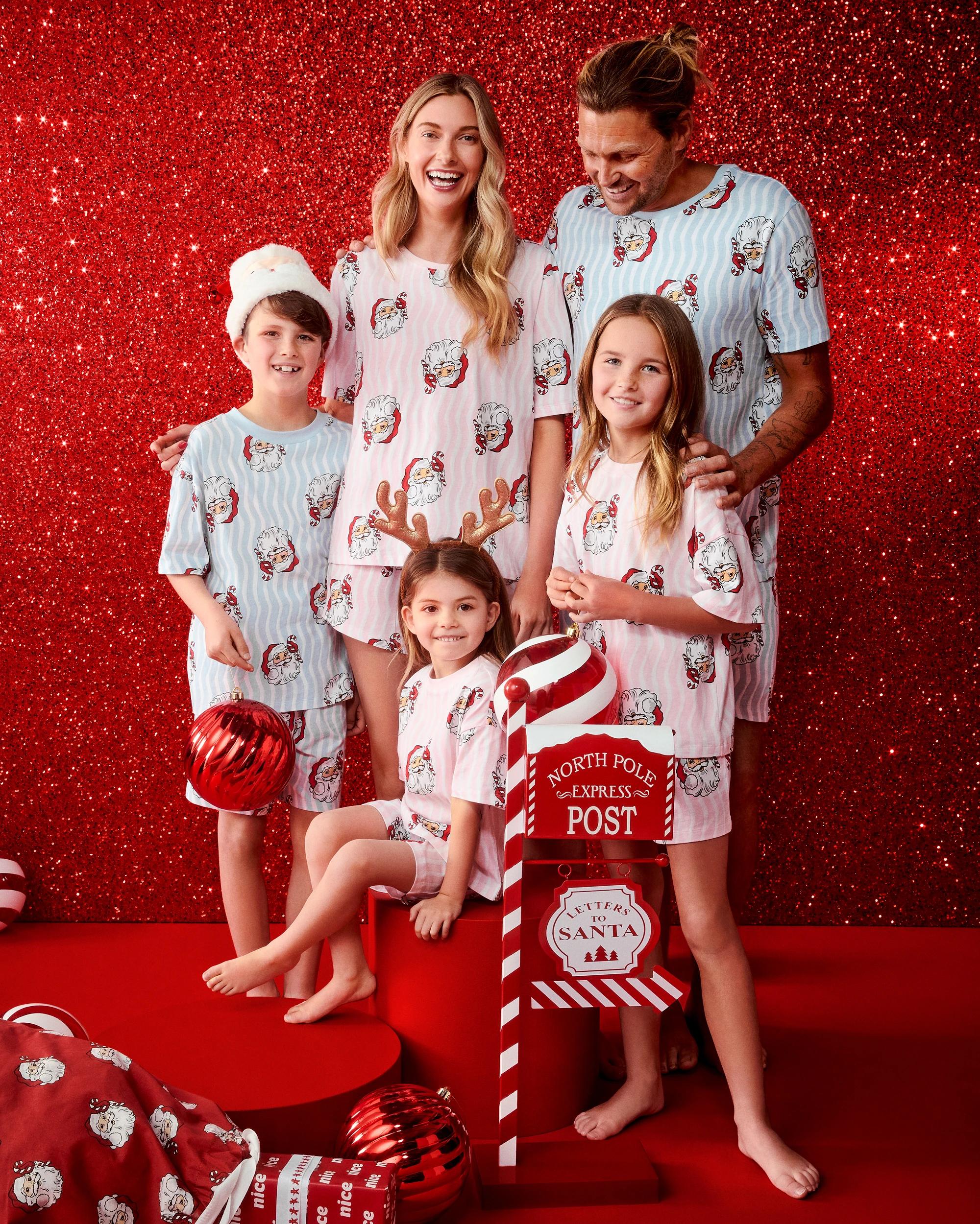 8 Target Family Matching Christmas Santa Australian Cotton Younger Girls Pyjama Set SANTA, 8 of 8