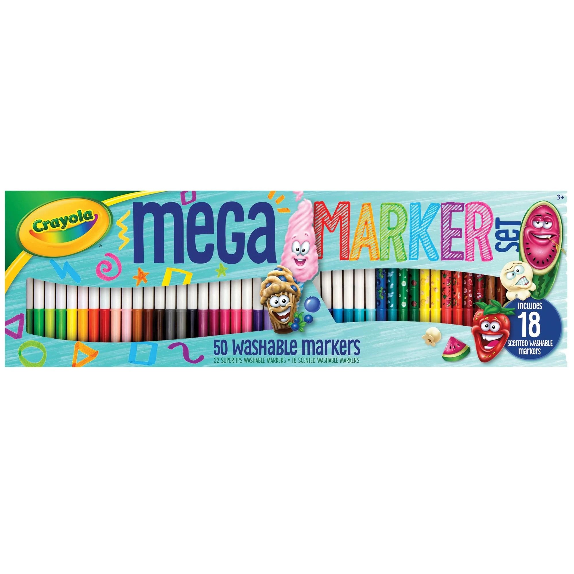 1 Crayola 50 Supertips Mega Marker Pack - Multi, 1 of 2