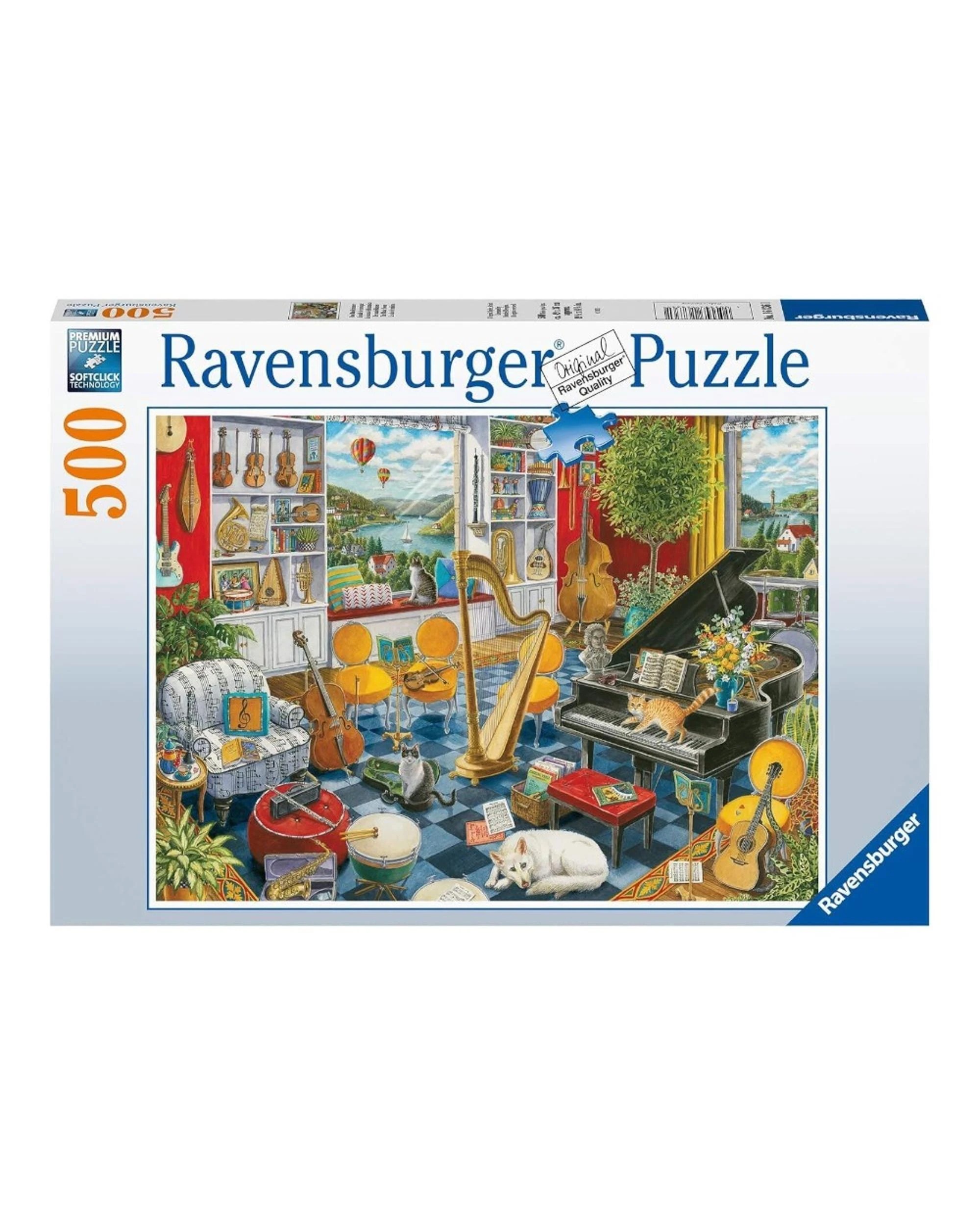 1 Ravensburger The Music Room 500 Piece Puzzle, 1 of 2