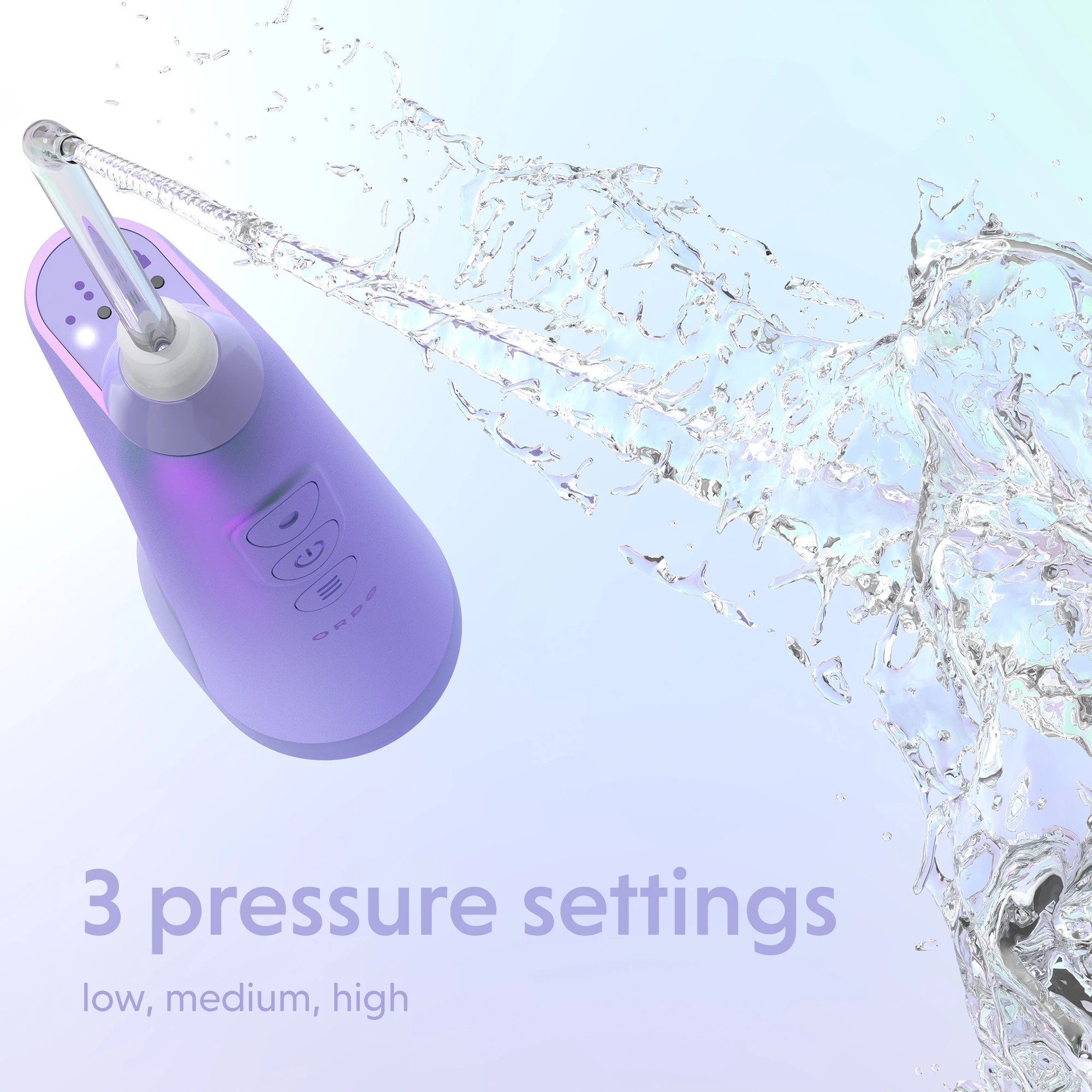 3 Ordo Hydro Sonic Water Flosser and 4 Pack Hydro Sonic Floss Tips, 3 of 9