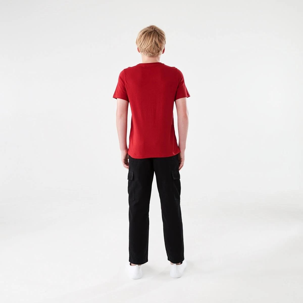 6 Short Sleeve Print T-shirt ALWAYS FOCUSED BBALL RED, 6 of 6