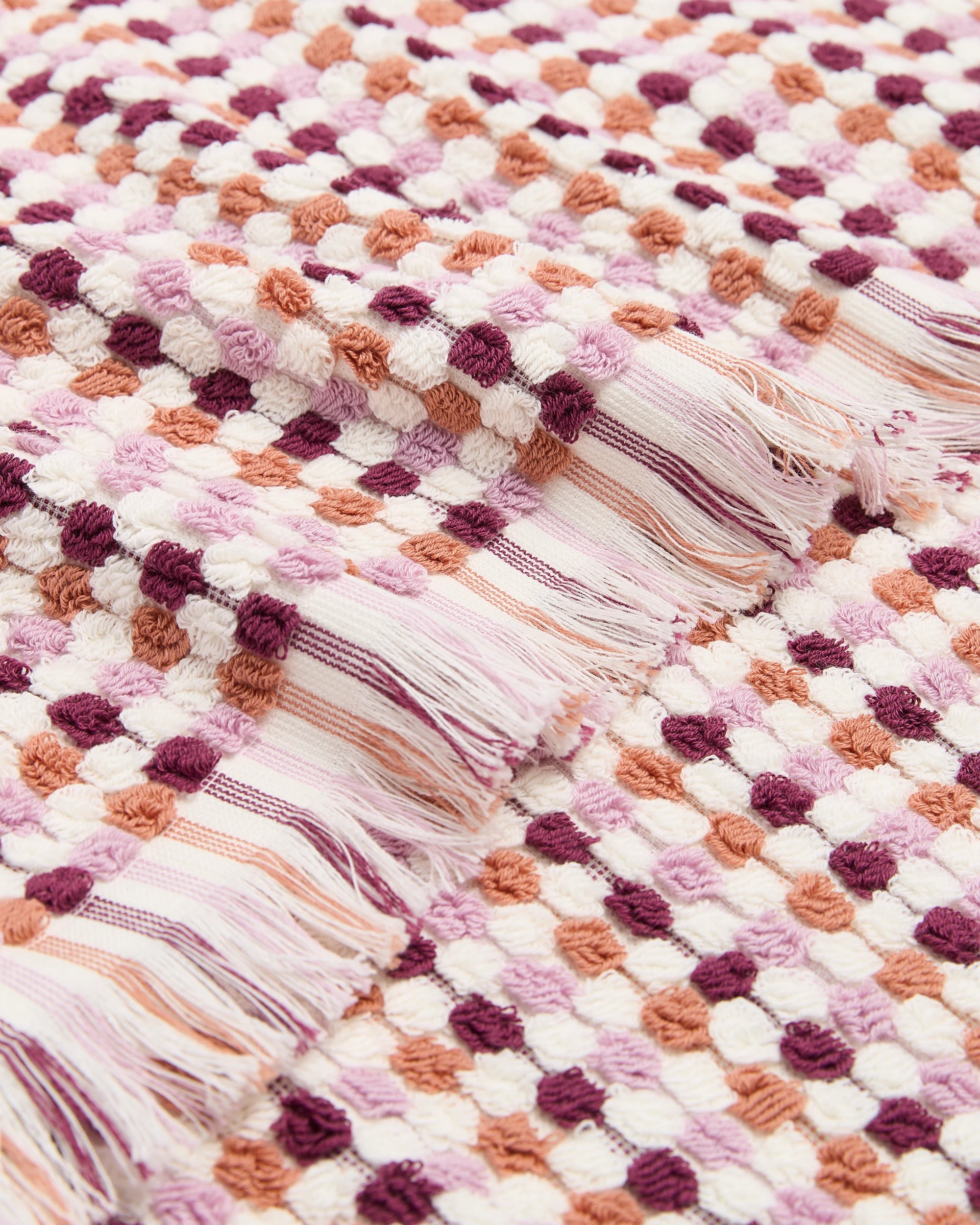 2 Target Charli Australian Cotton Popcorn Bath Towel - Pink, 2 of 2