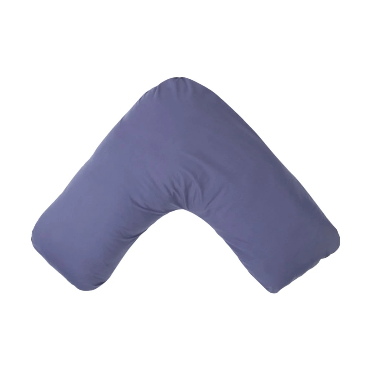 1 180 Thread Count U-Shape Pillowcase - Mid Blue, 1 of 3