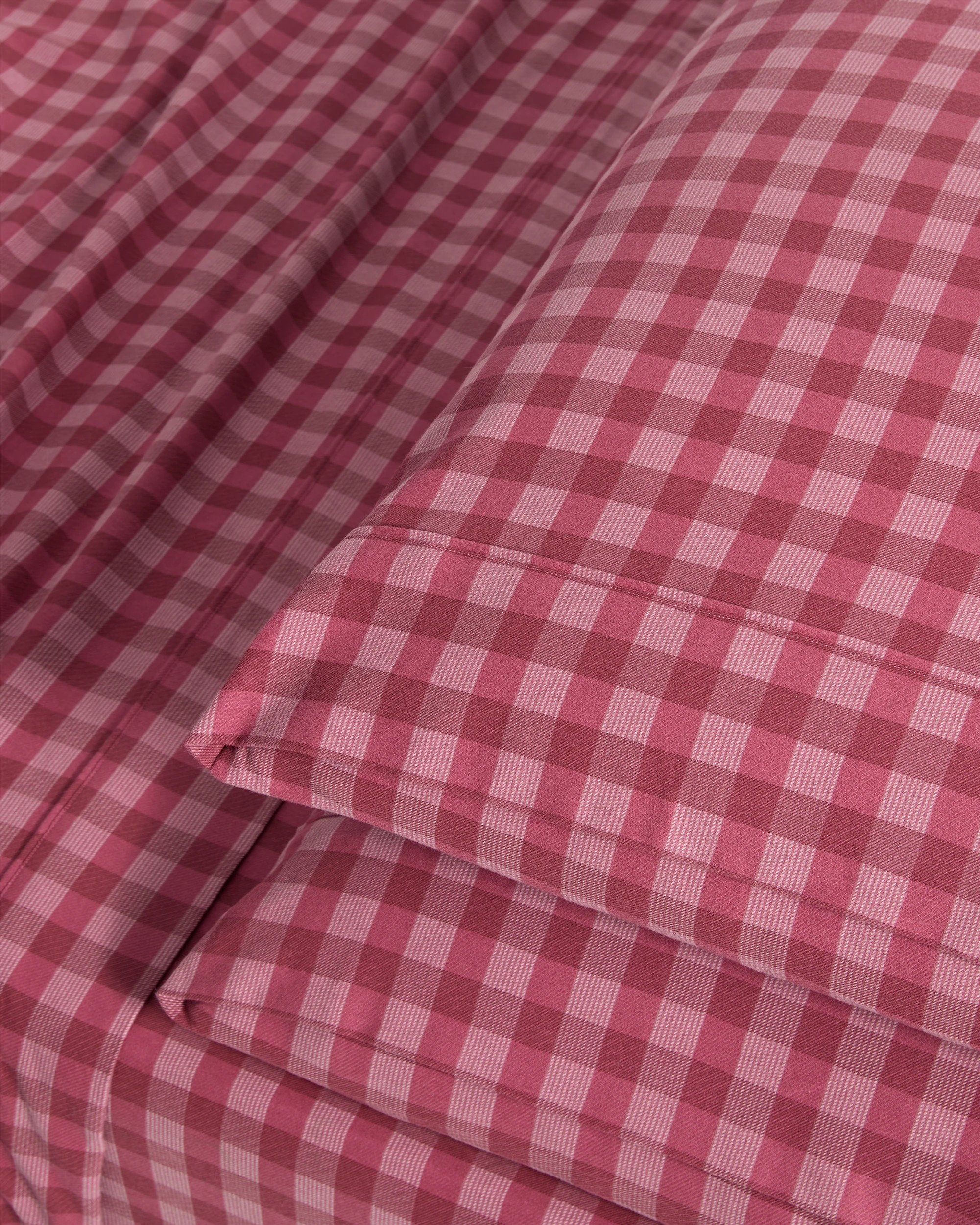 2 Target Knox Check Flannelette Sheet Set - Double Bed - Pink, 2 of 4