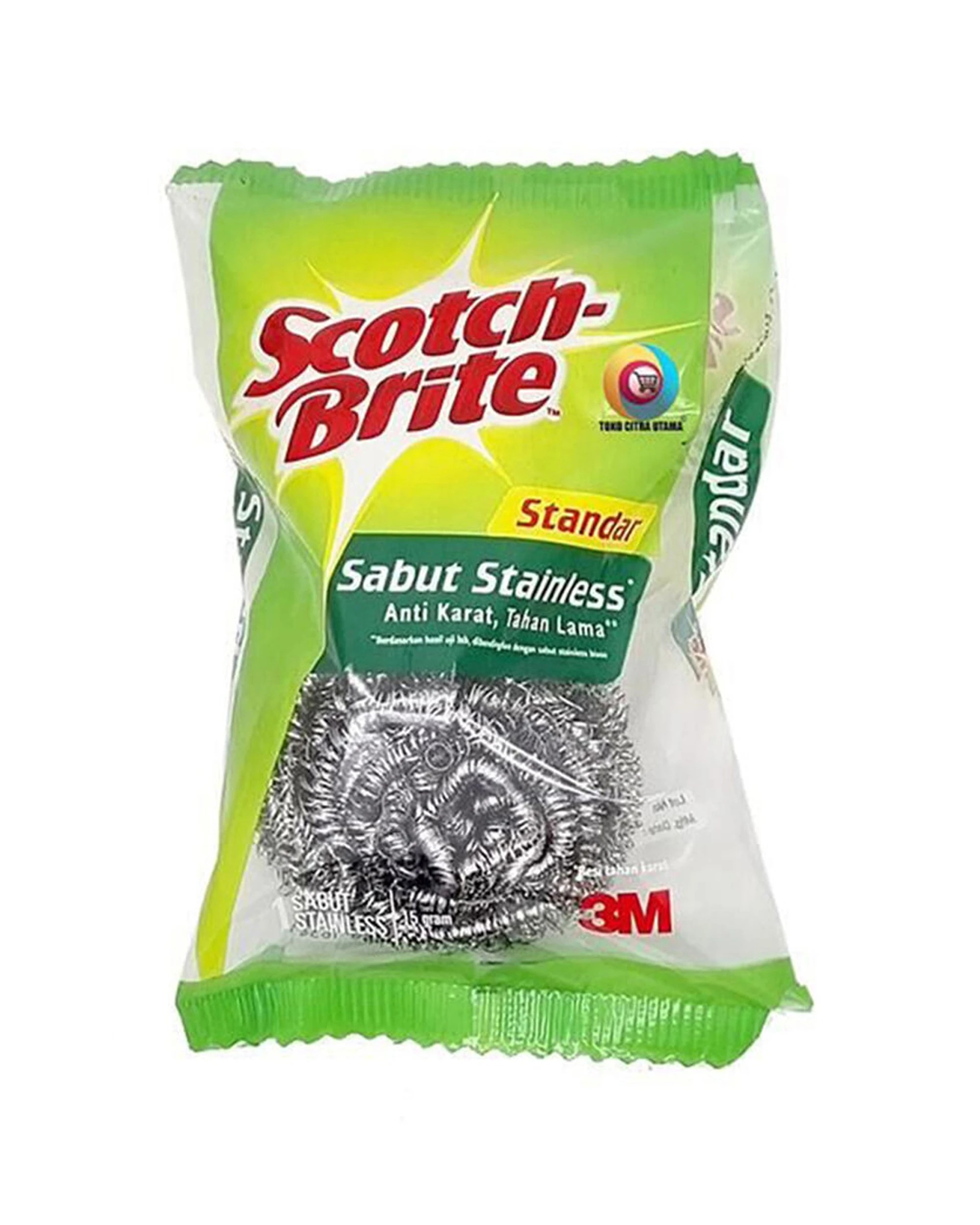 2 Scotch 12PK Stainless Steel Scrubbing Pad Durable Heavy Duty Cleaning - Metallic, 2 of 2