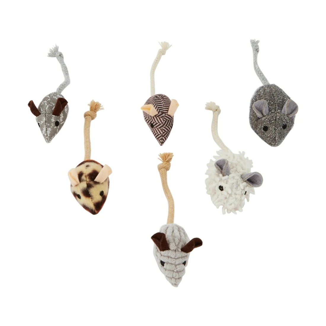 1 Cat Toy Mouse 6 Pack, 1 of 10