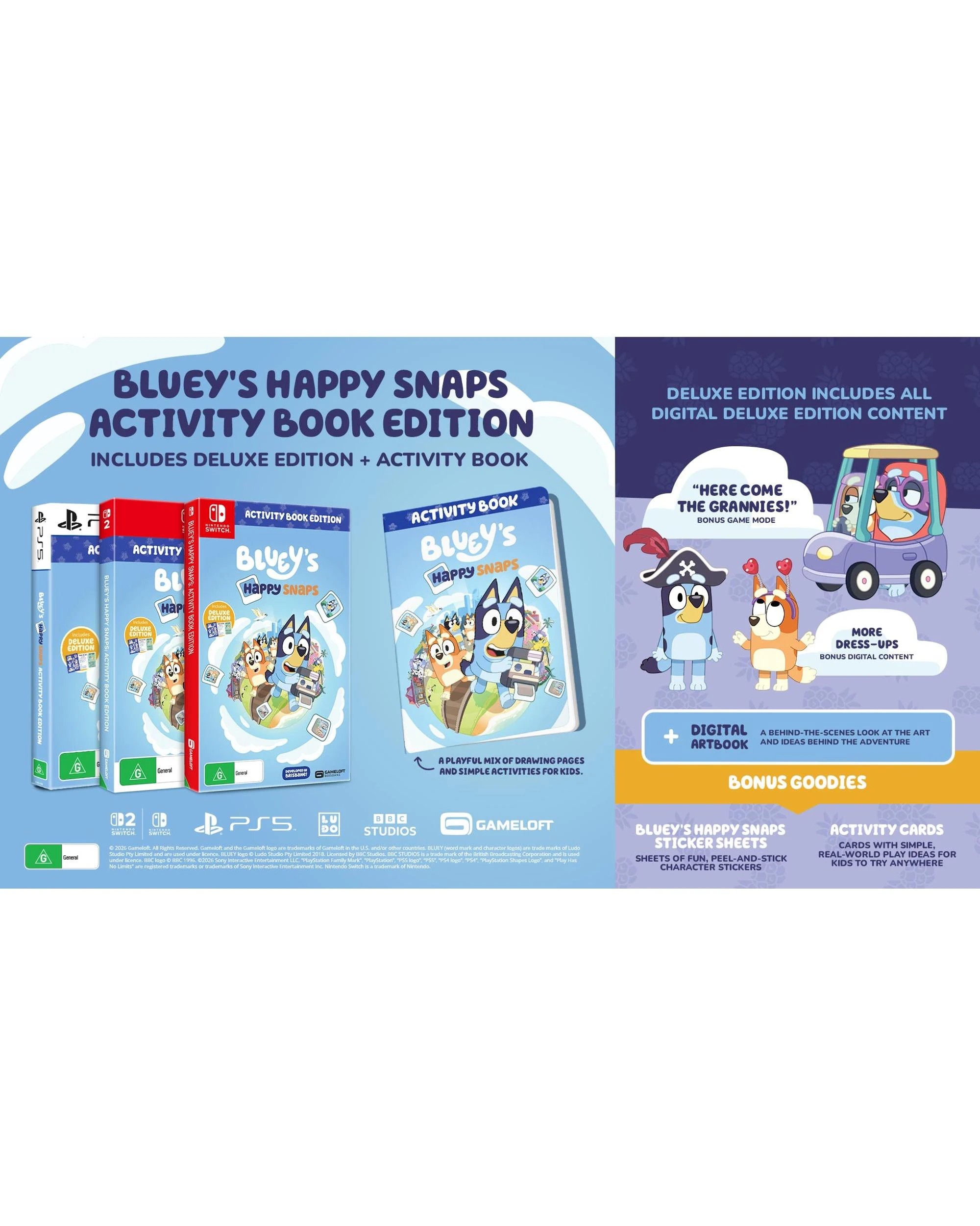 Bluey's Happy Snaps: Activity-Book Edition - Switch - Kmart