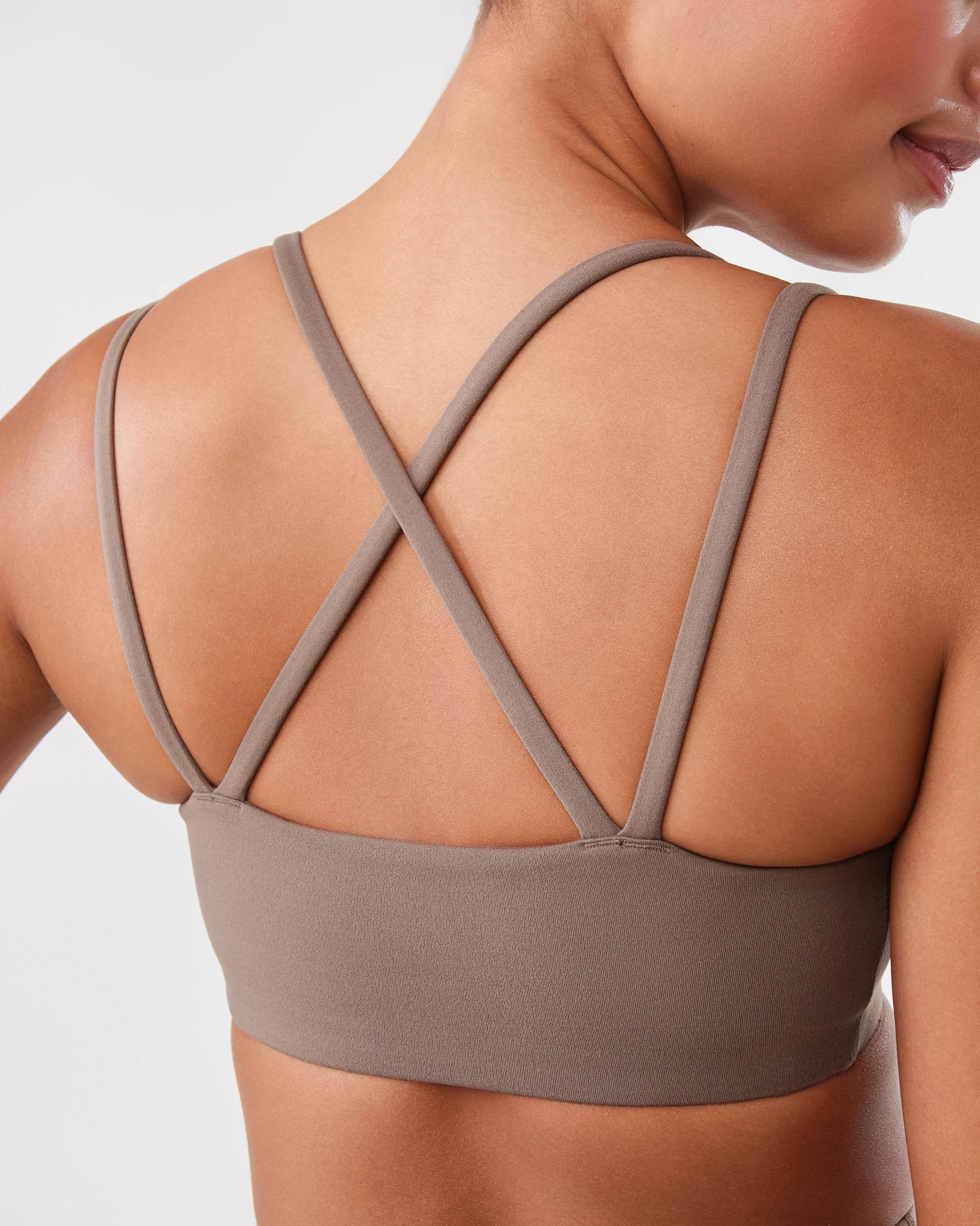 9 Everlast Womens Strappy Crop Top Mushroom, 9 of 10